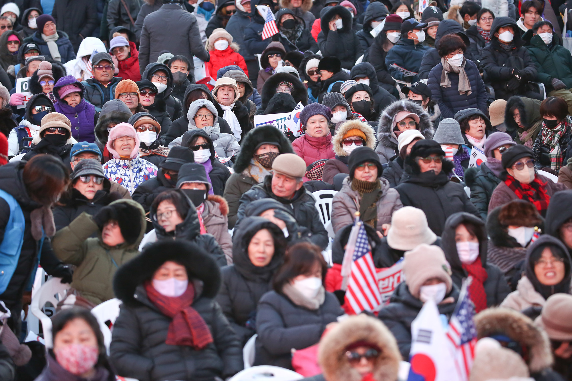 광화문 국민혁명대회 집회 보수 시민;세종대로