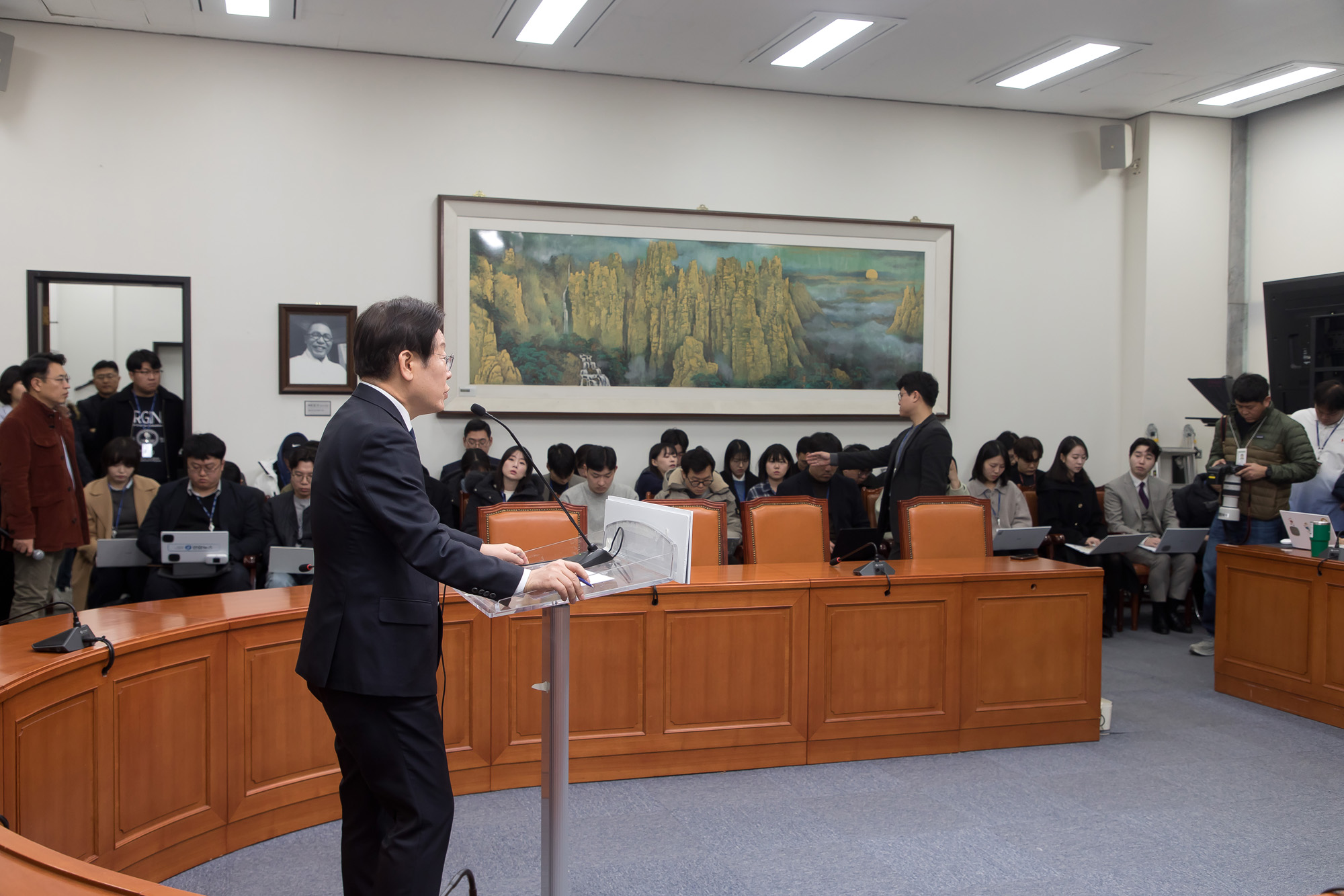 정치;국회;더불어민주당;이재명;대표;기자회견