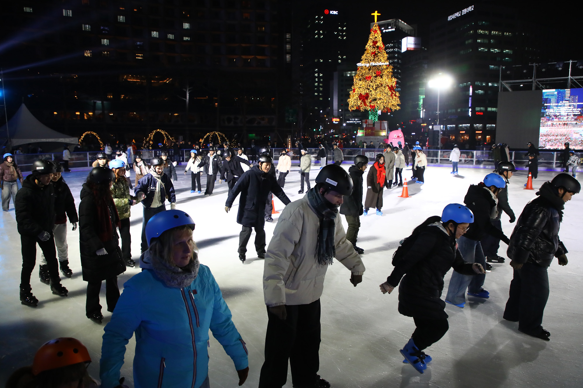 서울광장 스케이트 겨울
