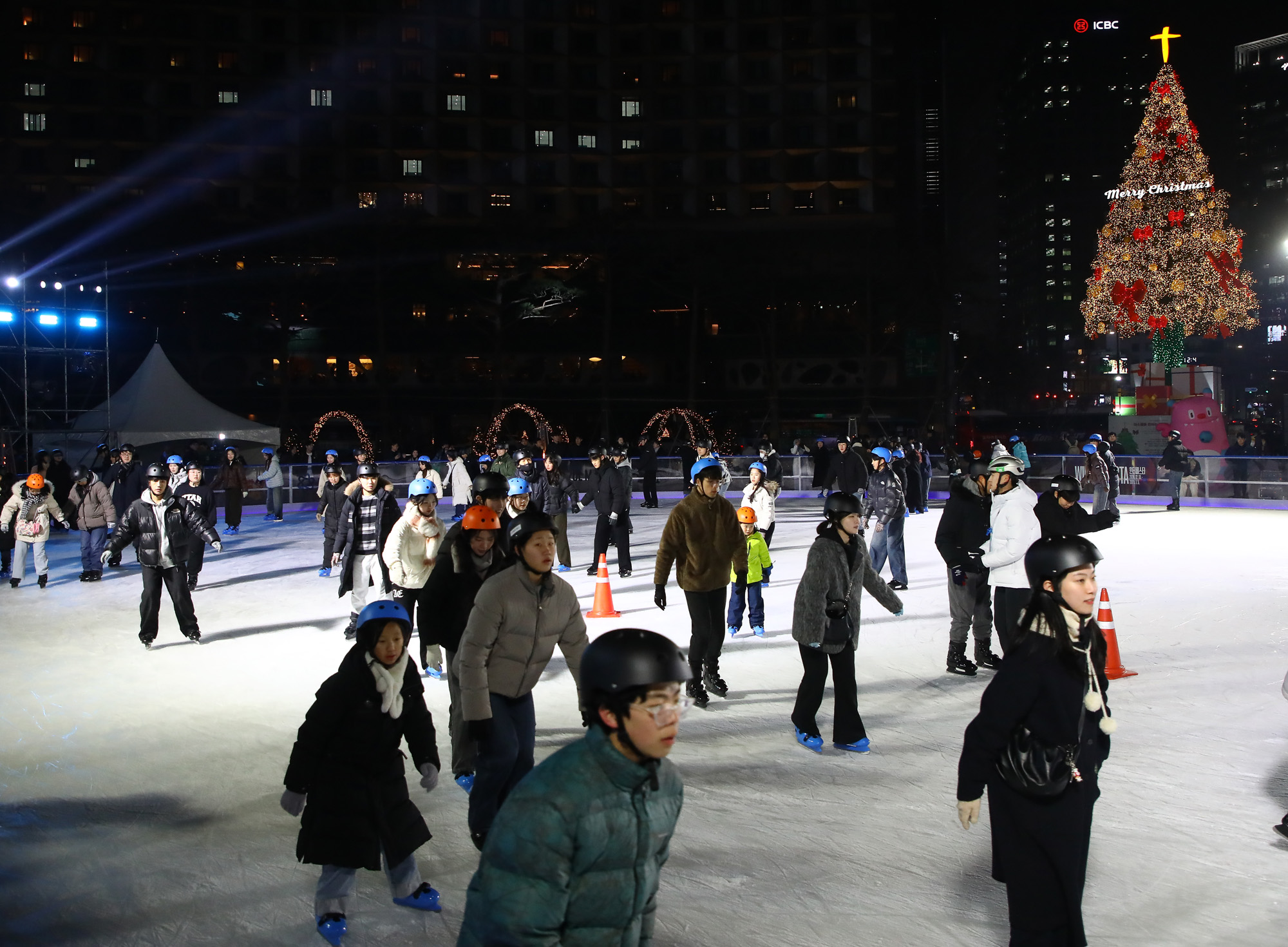서울광장 스케이트 겨울