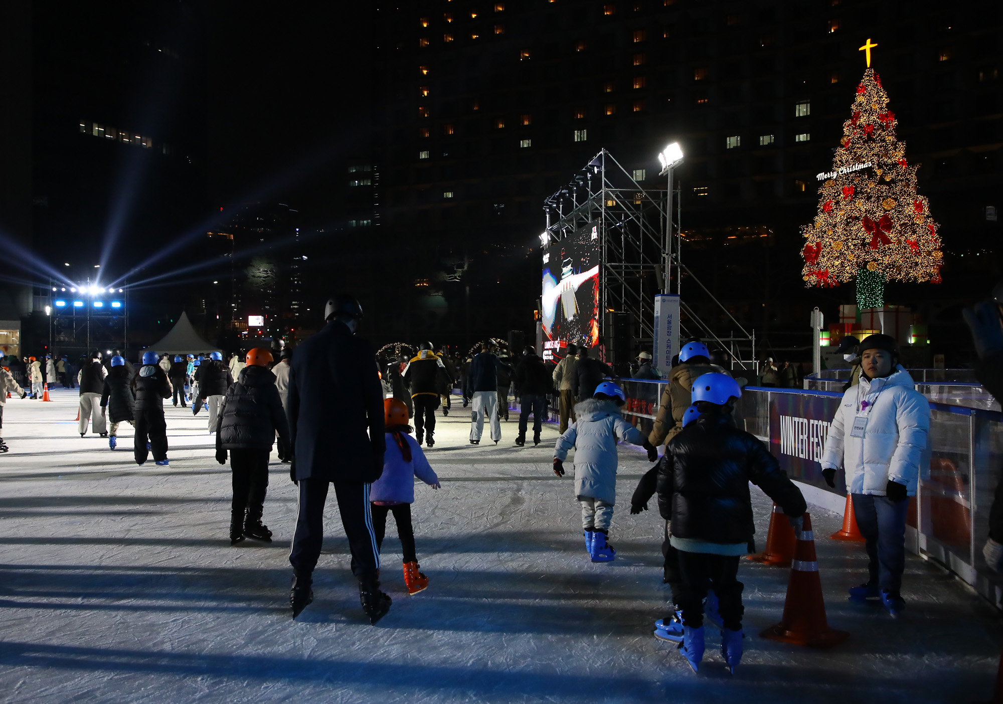 서울광장 스케이트 겨울