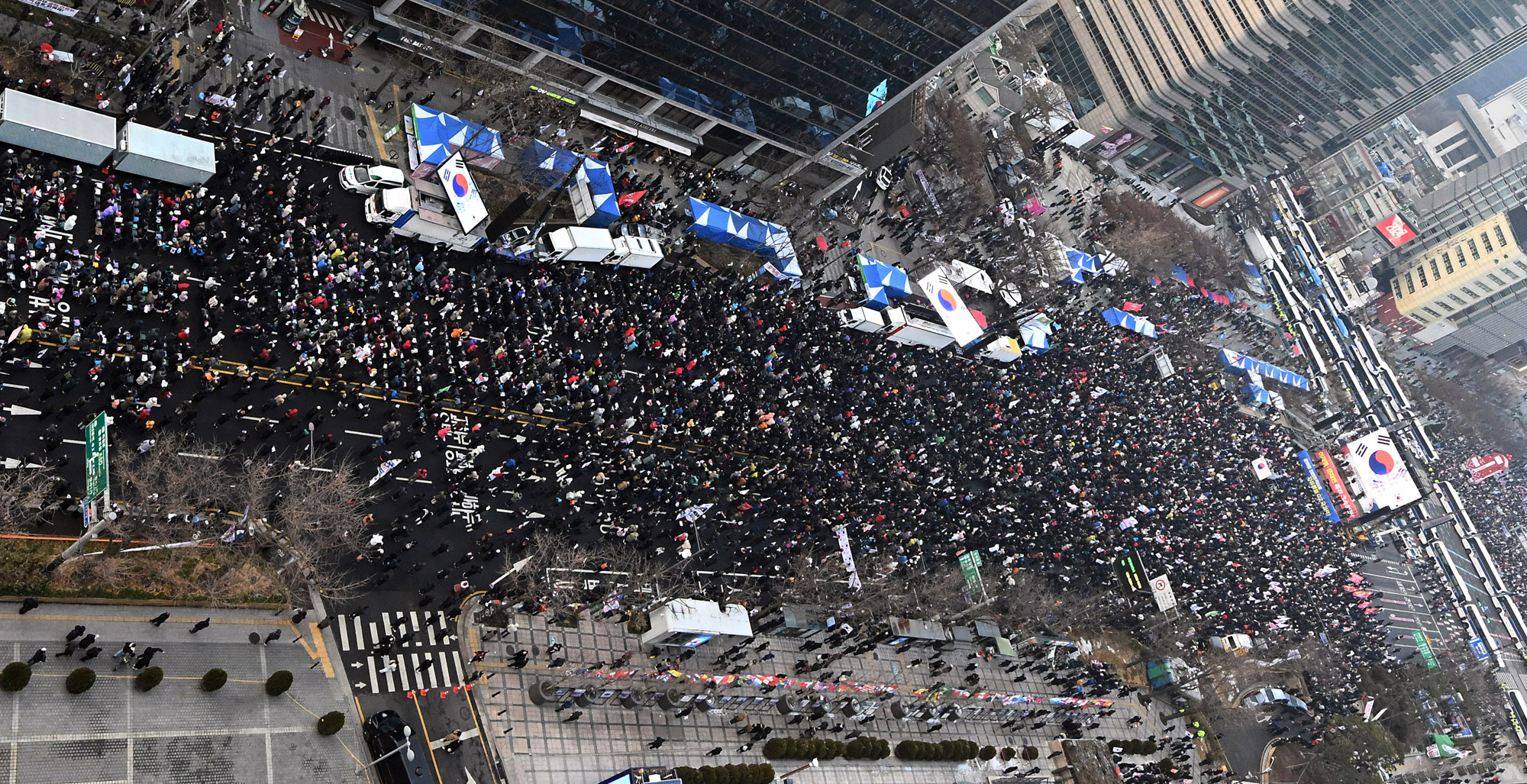 보수집회 세종대로 탄핵반대 광화문 국민혁명대