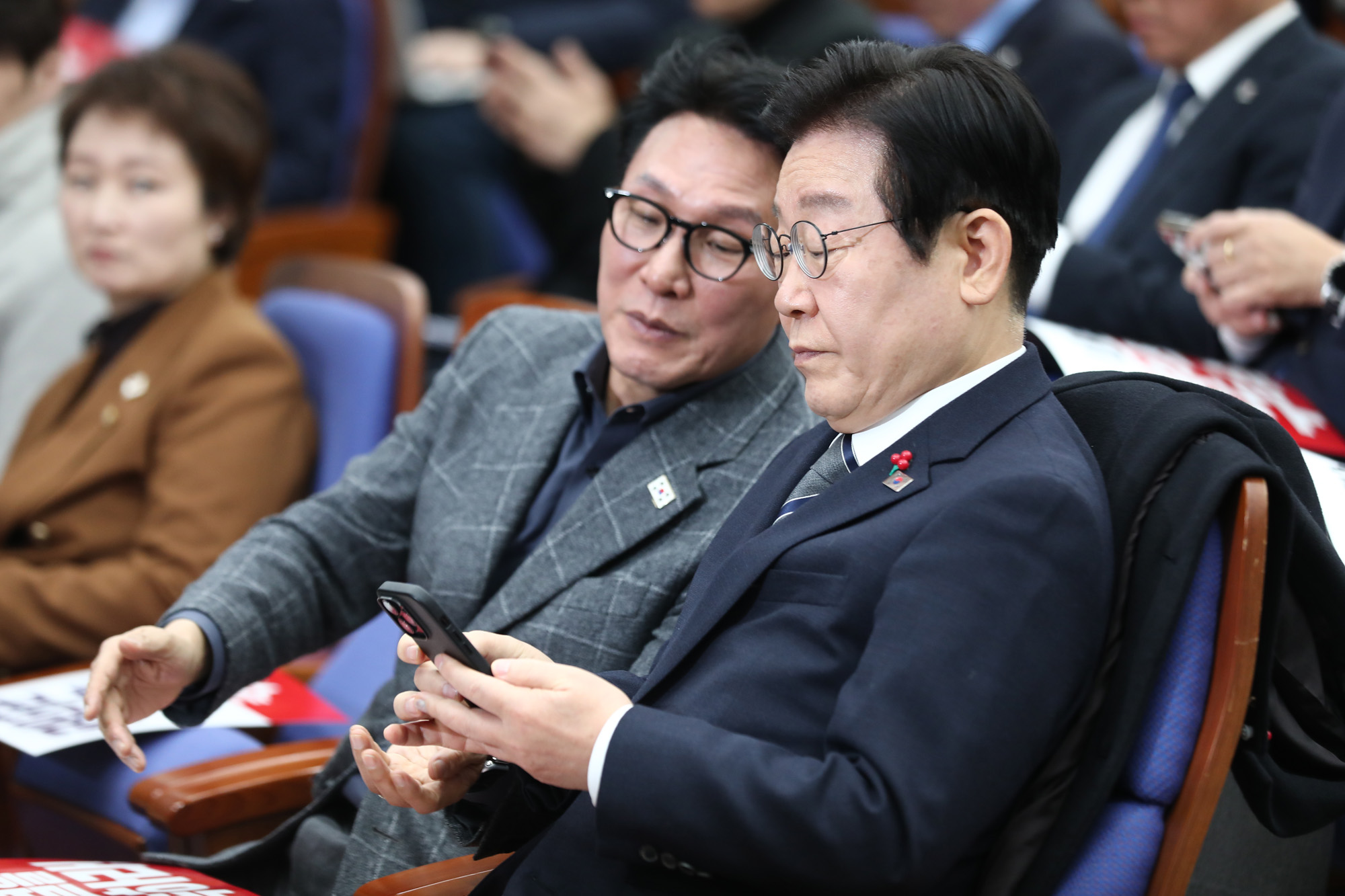 정치;국회;더불어민주당의원총회;이재명