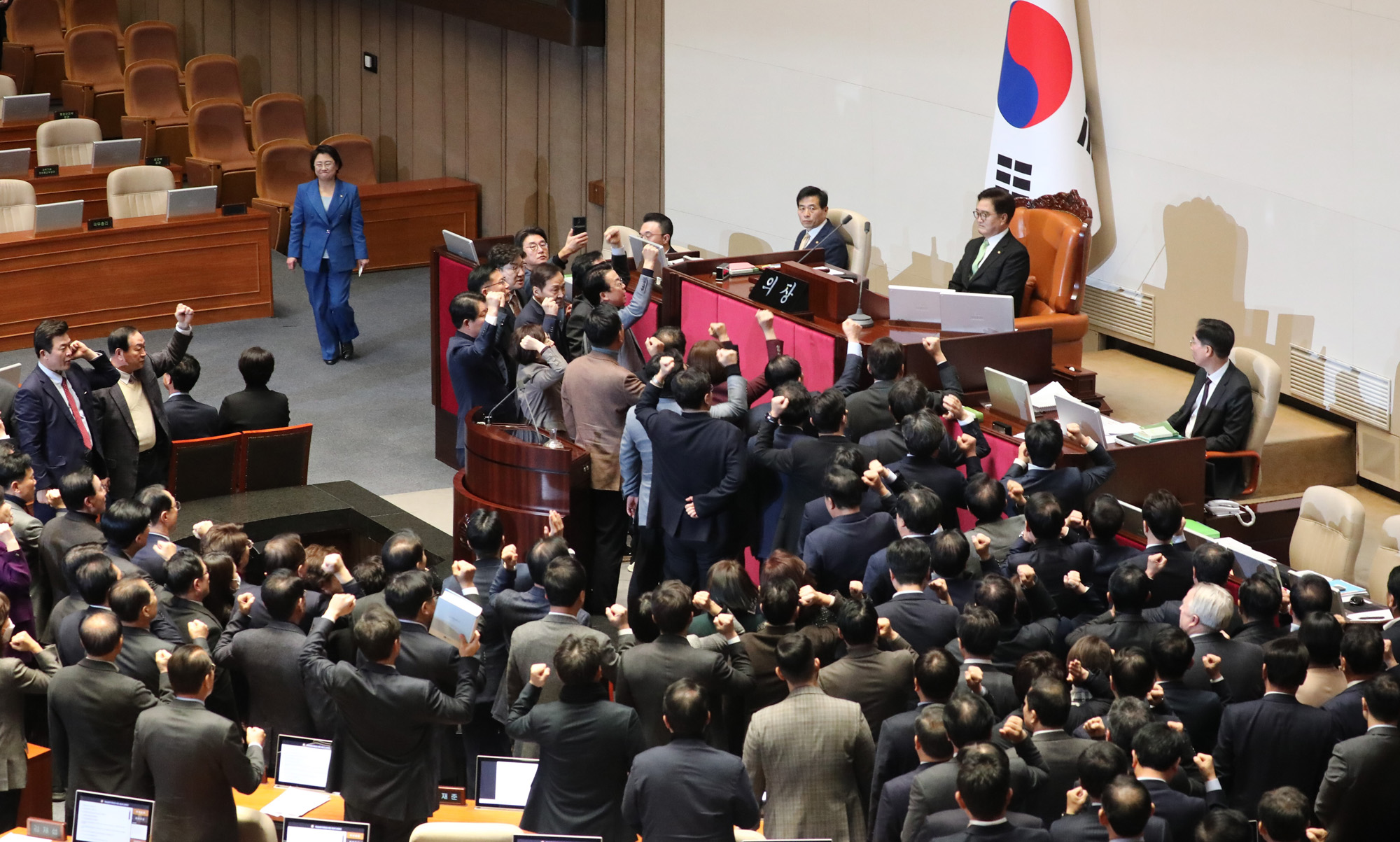 정치;국회;한덕수탄핵;본회의;우원식 국회의장;국민의힘항의