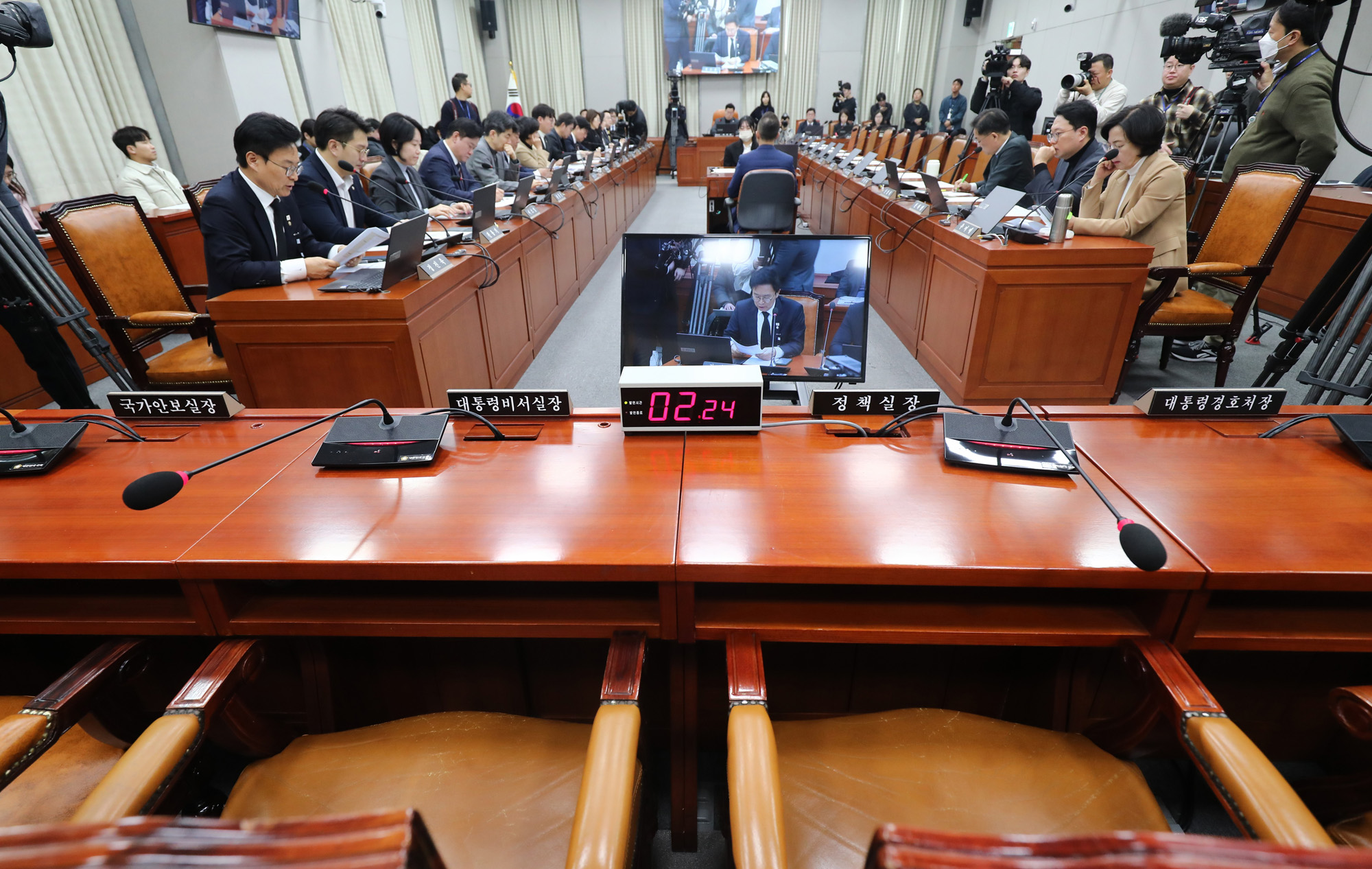 정치;국회;운영위원회;대통령경호처장;대통령실불출석