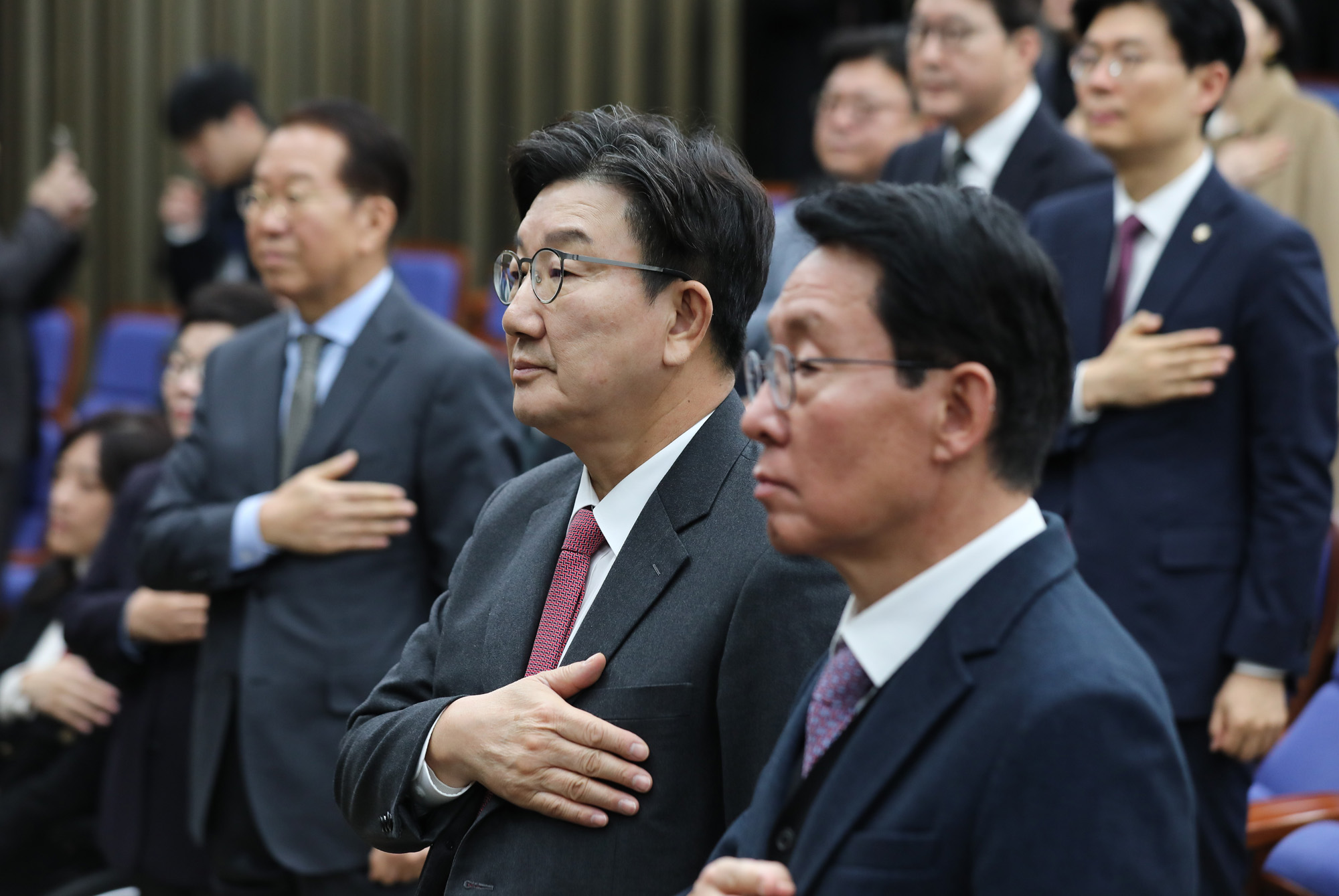 정치;국회;국민의힘 의원총회;권성동