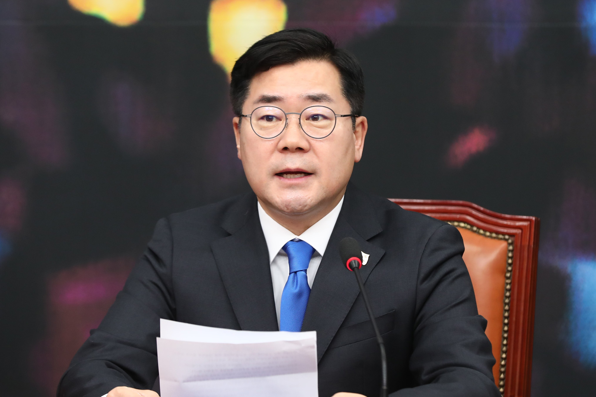 정치;국회;더불어민주당 최고위원회의;박찬대