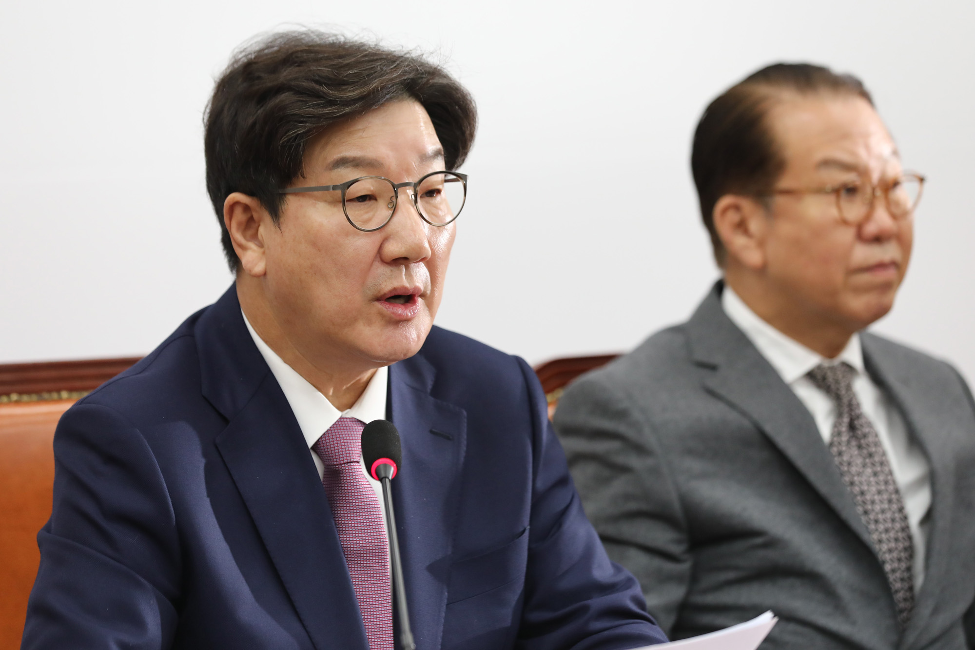 정치;국회;국민의힘 비상대책위원회의;권성동