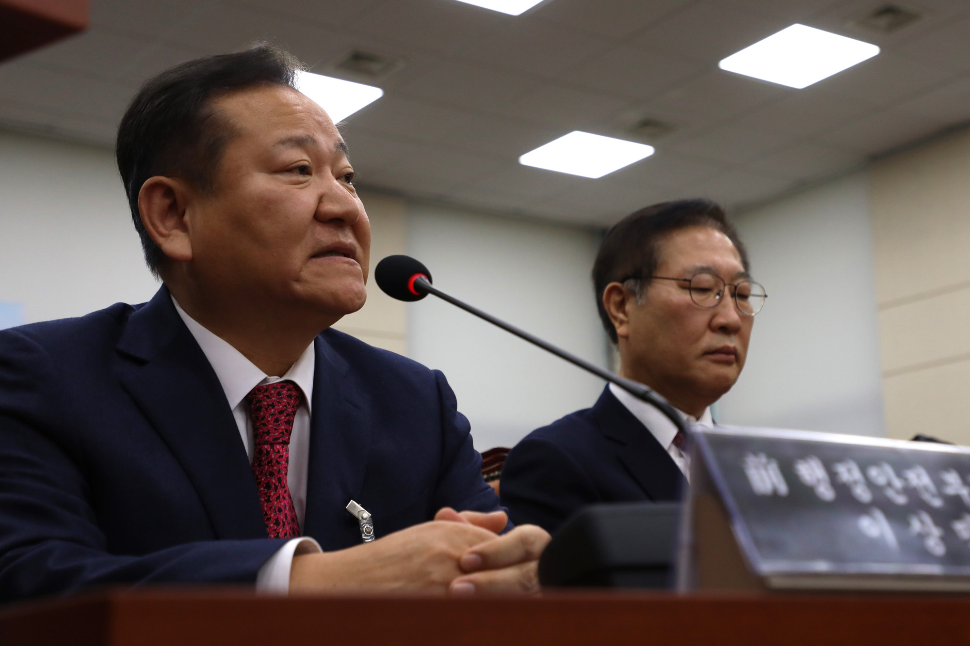 정치;국회;윤석열내란혐의진상규명국정조사;내란특위청문회;이상민 전 행정안전부 장관