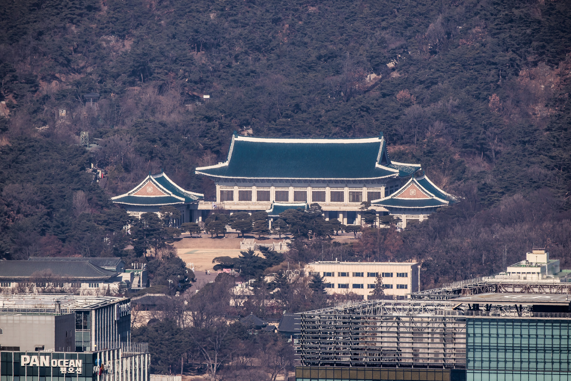 정치;정부;청와대;청와대전경;남산청와대전경;청와대개방