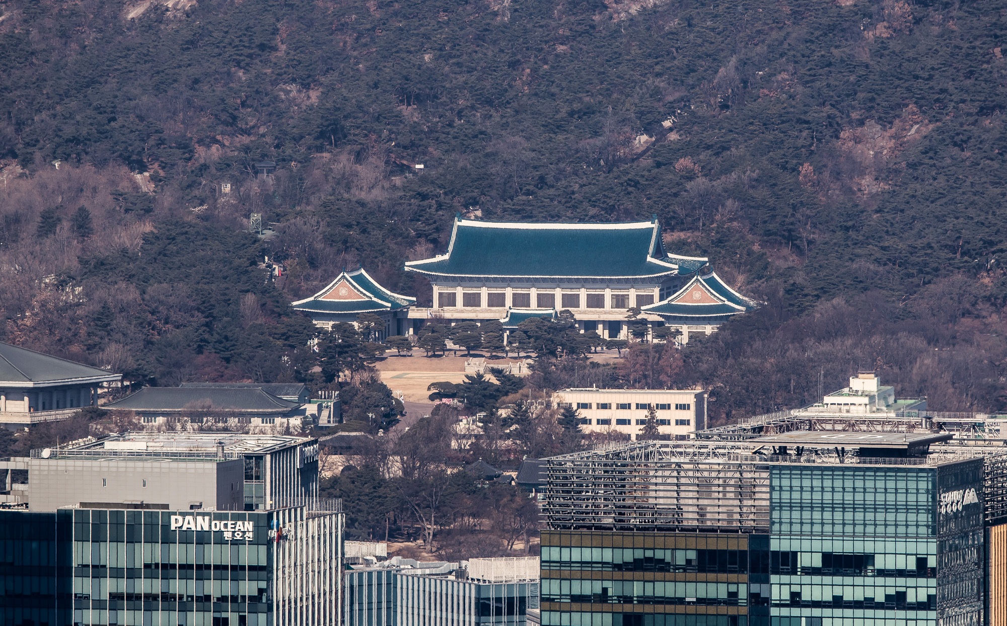 정치;정부;청와대;청와대전경;남산청와대전경;청와대개방