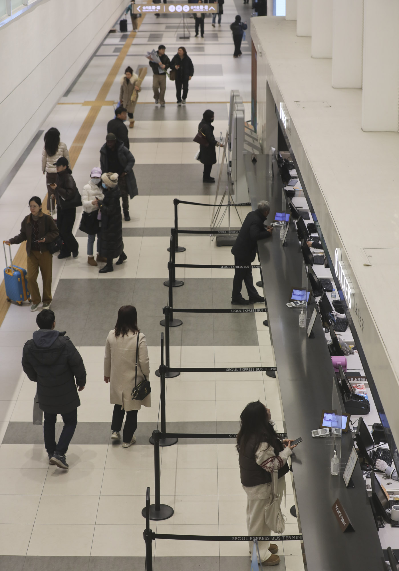 명절;고속버스터미널