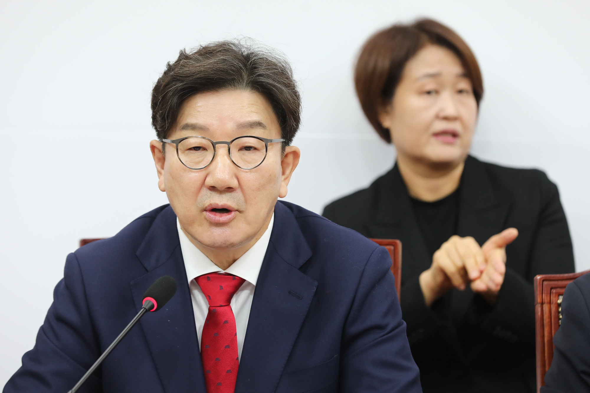 정치;국회;국민의힘 비상대책위원회의;권성동