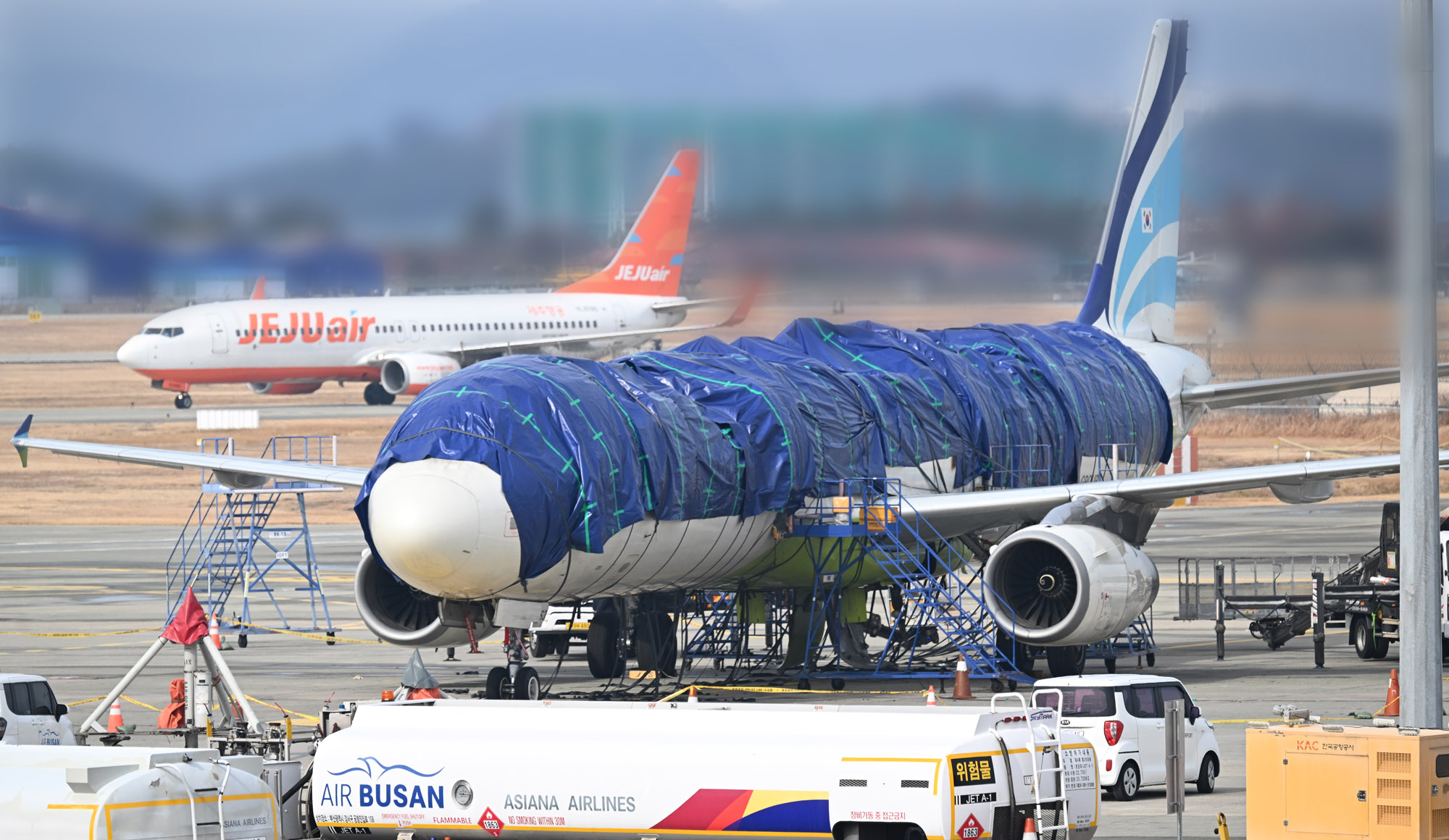 에어부산;여객기화재;여객기불;여객기보조배터리