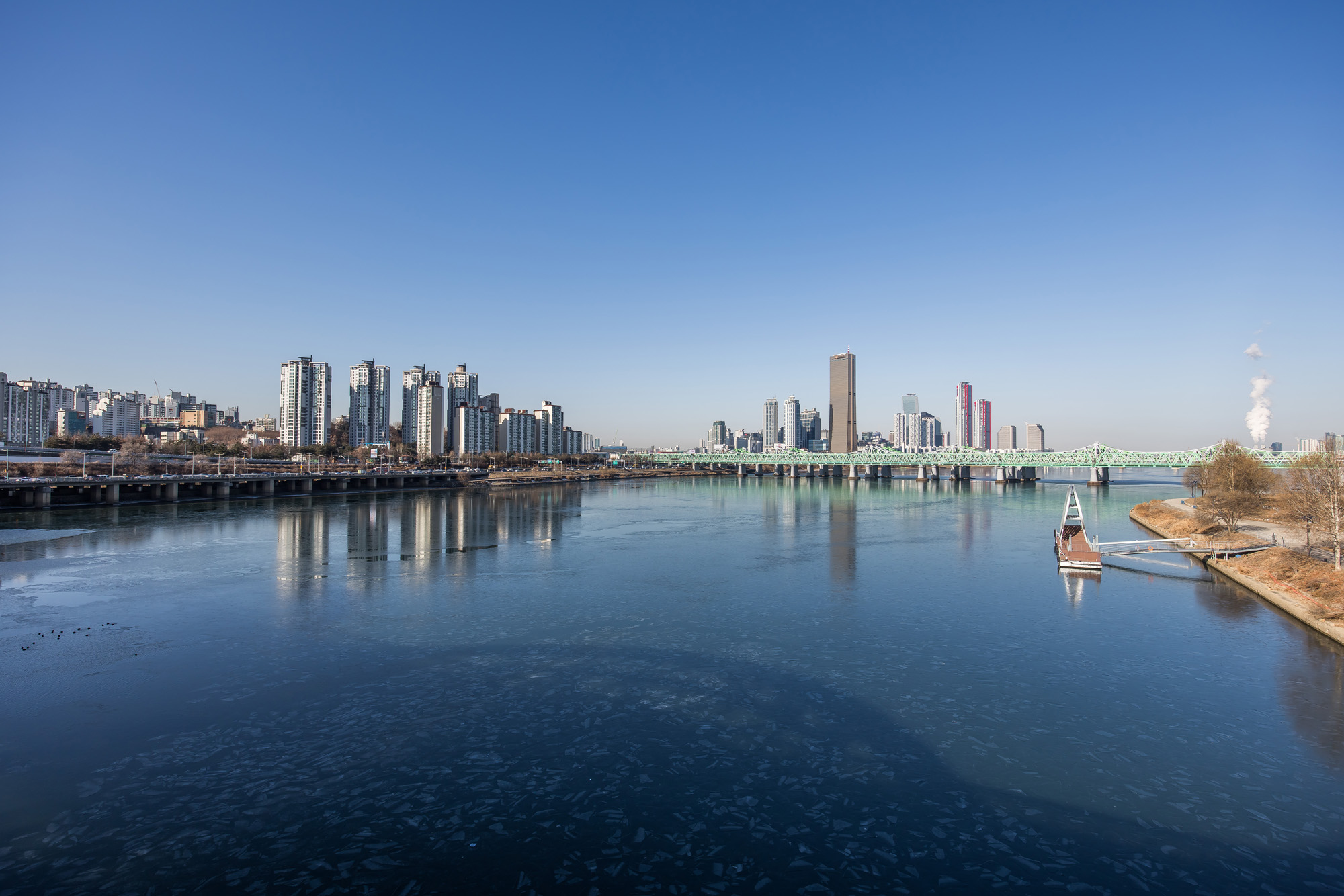 사회;세태;날씨스케치;추위스케치;한파스케치;한강결빙;한강얼음;한강대교