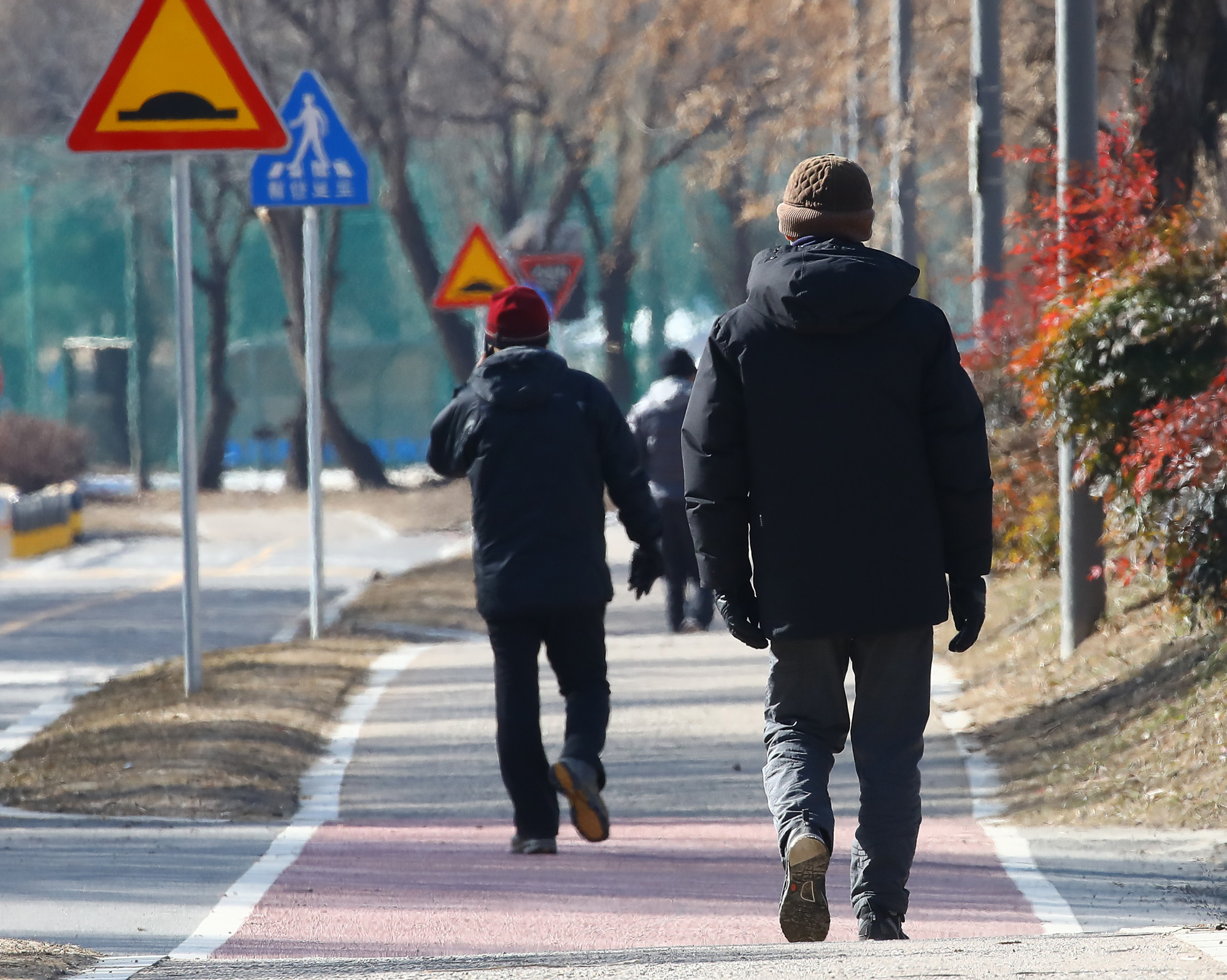 한강결빙 얼음 한파 겨울