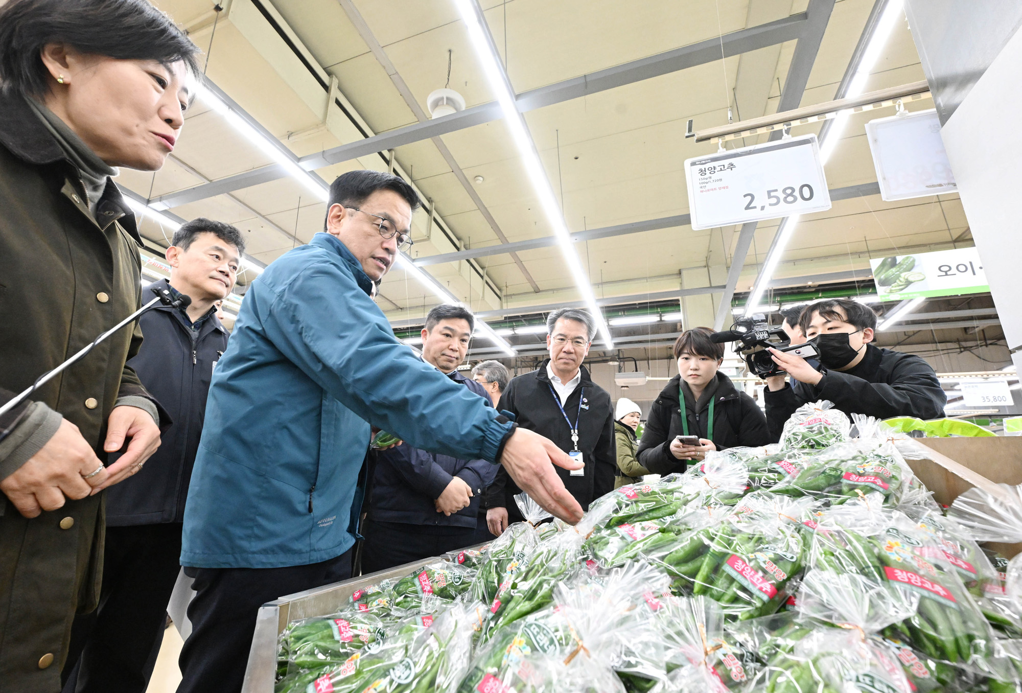 최상목 권한대행 민생경제점검회의 양재 하나로