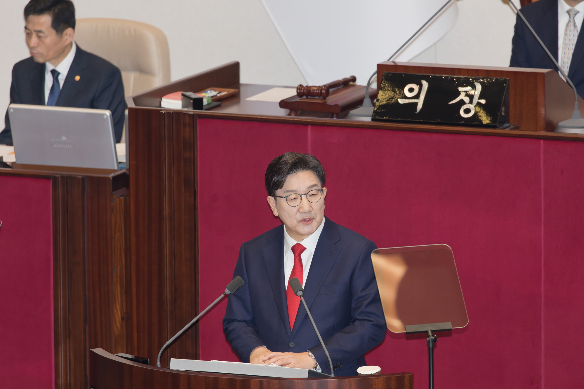 정치;국회;본회의;교섭단체대표연설