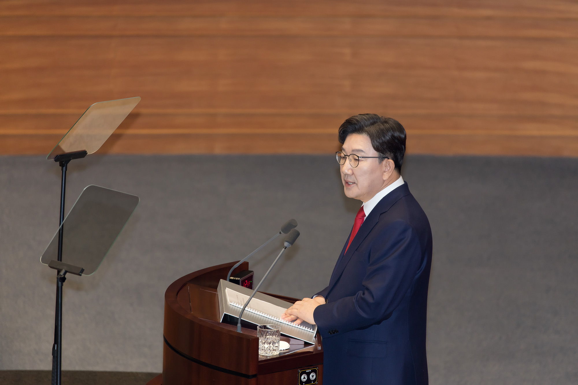 정치;국회;본회의;교섭단체대표연설