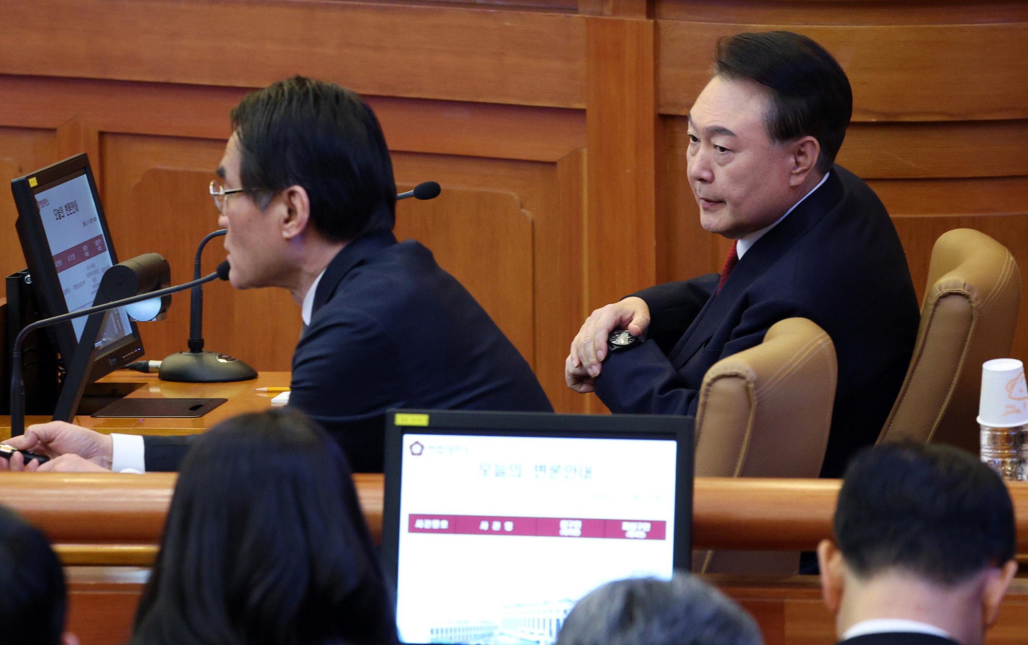 정치;인물;윤석열;윤석열탄핵심판;헌법재판소;윤석열대통령탄핵심판7차변론;윤대통령탄핵심판7차변론;헌재대통령탄핵심판