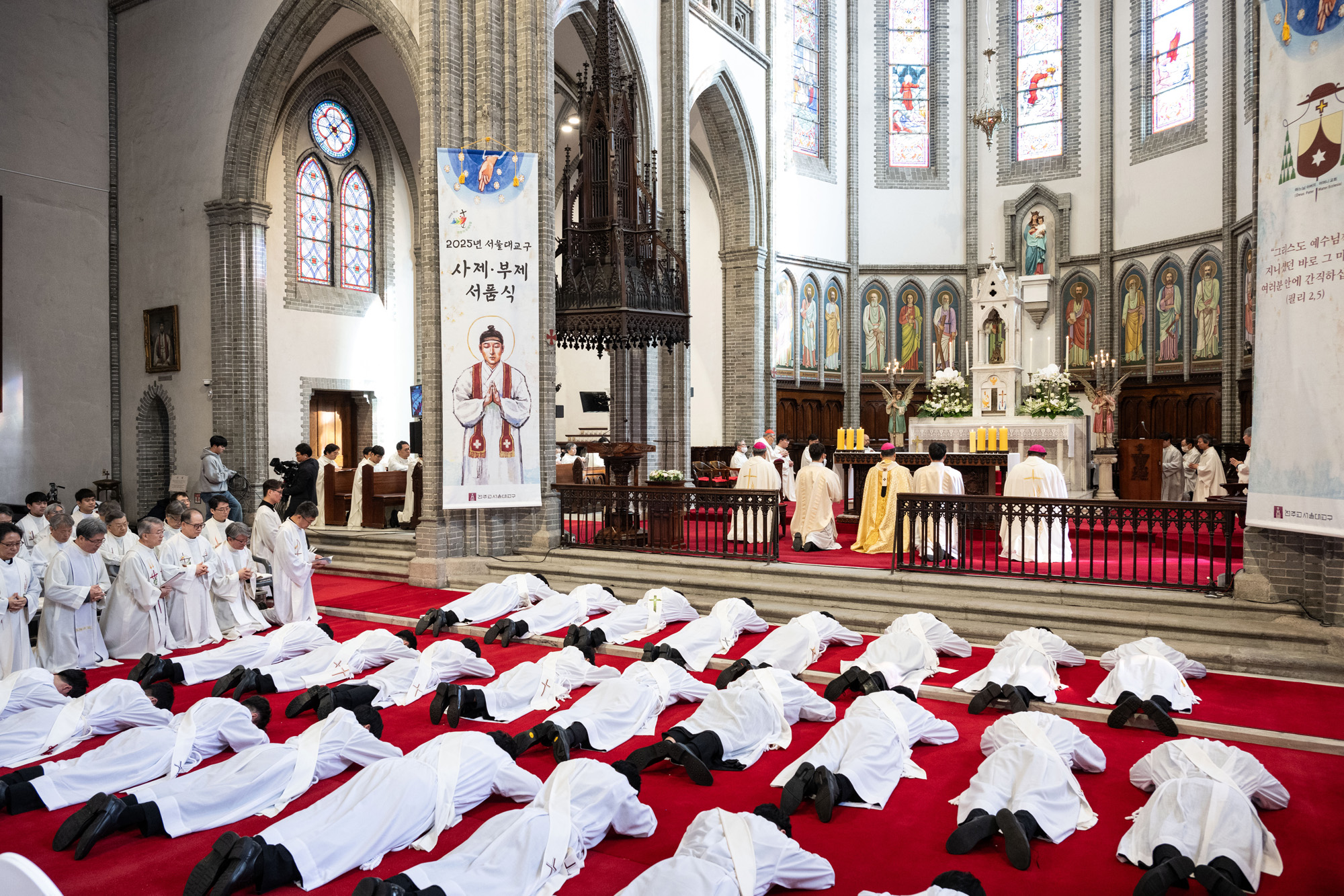 종교;천주교;가톨릭;천주교서울대교구2025년부제서품식;명동성당