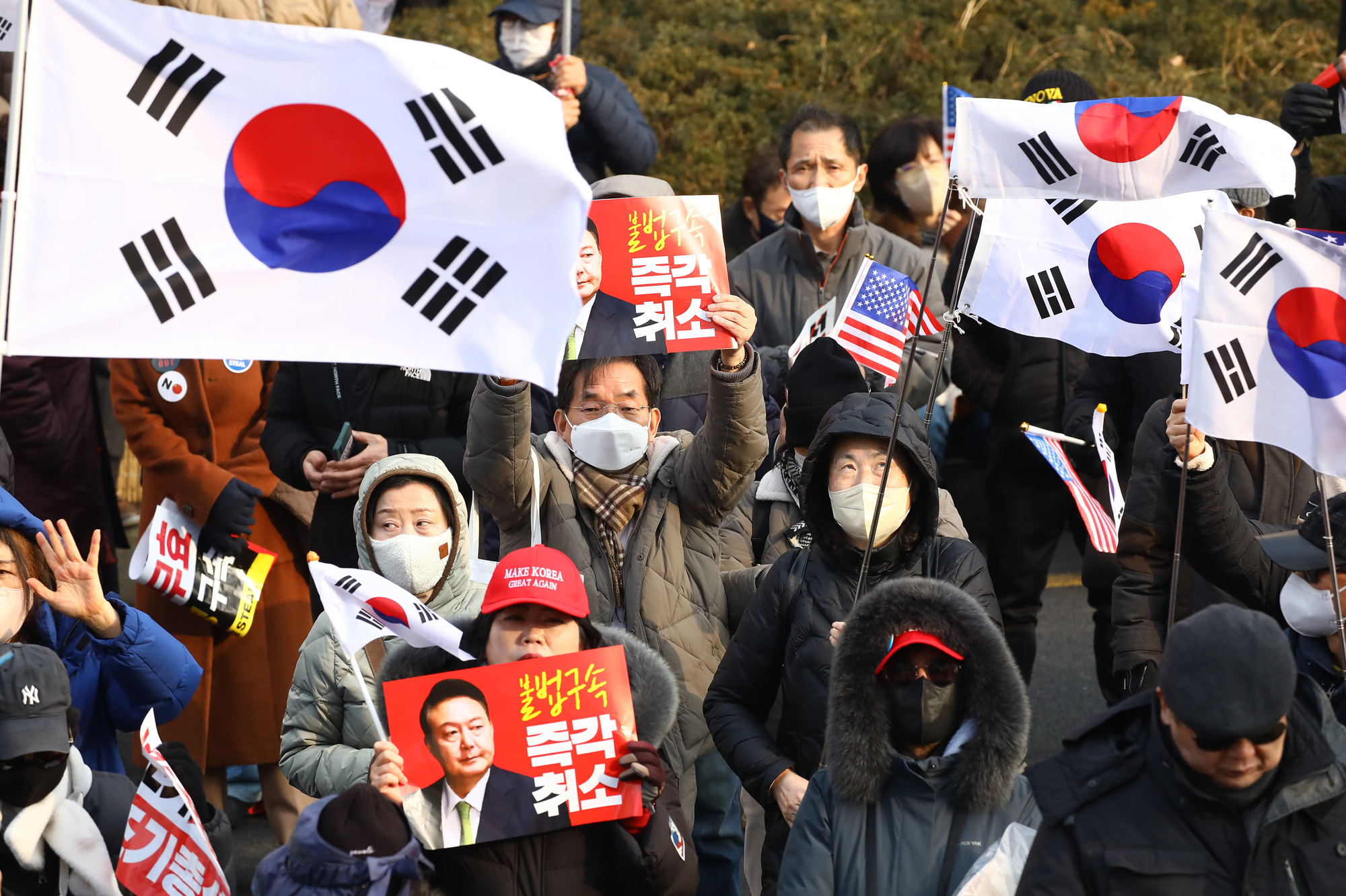 탄핵 반대 집회 전광훈