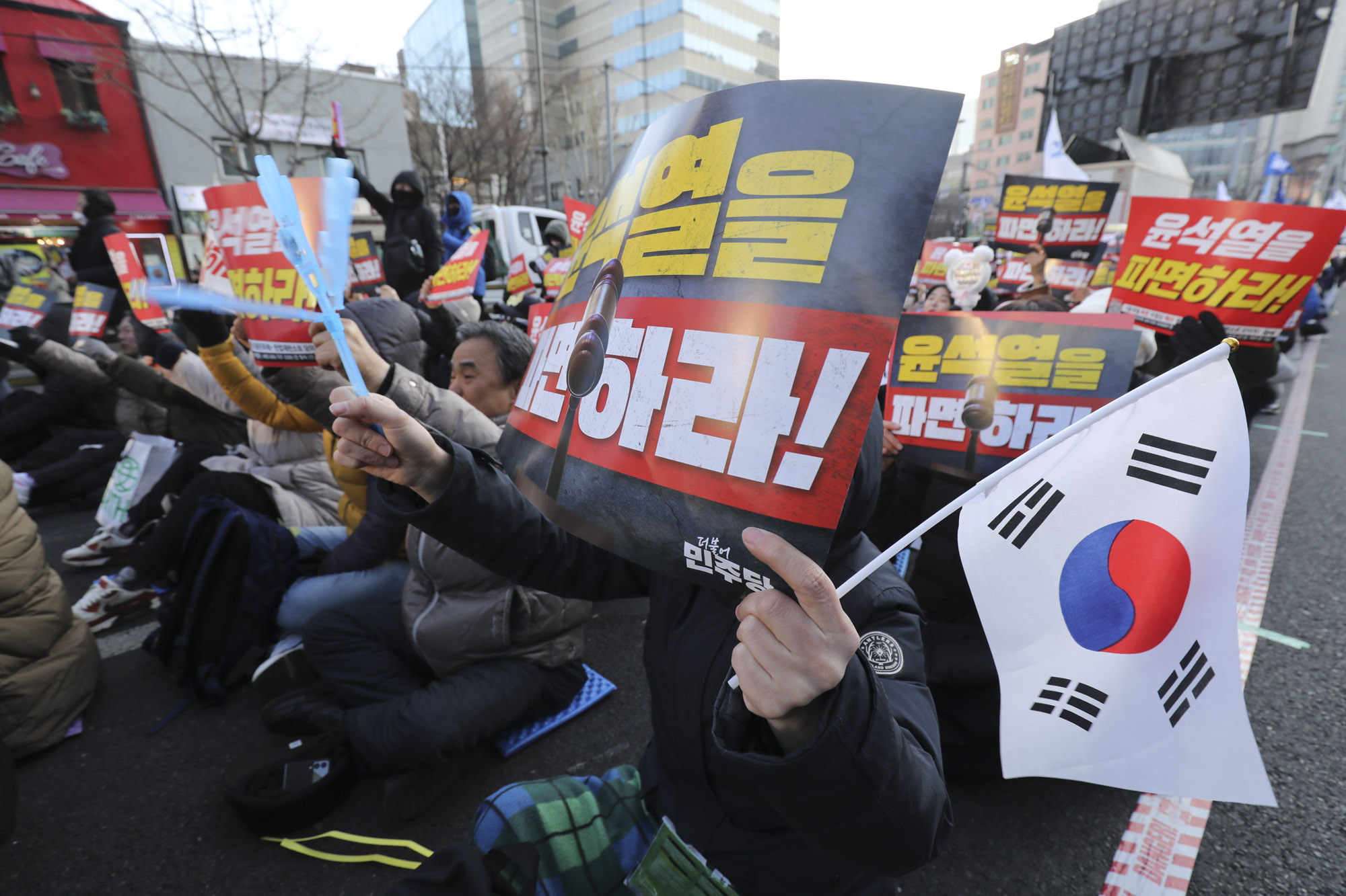 윤석열파면촉구범국민대회;민주당윤석열집회;더불어민주단범국민대회;탄핵집회;윤석열탄핵집회;안국역집회