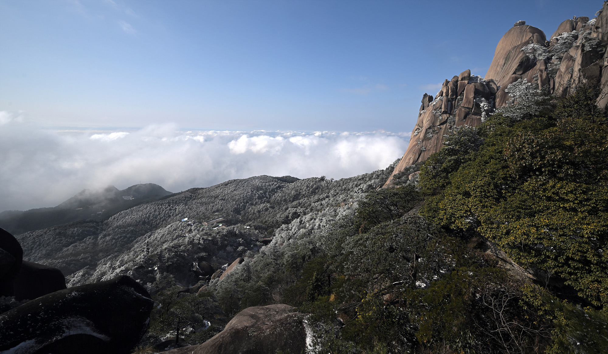 여행;중국산;안휘성;천주산;중국명산