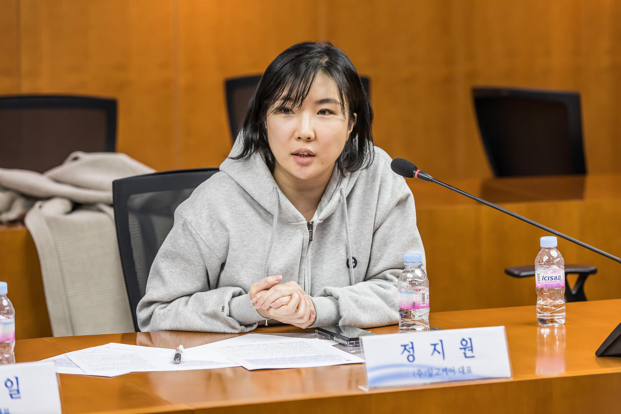 경제;기업;중소기업;기술탈취근절프로젝트간담회;한국금융연구원;동반성장연구소;정운찬;기술탈취피해기업;(주)솔컴인포컴스;(주)텐덤;(주)알고케어