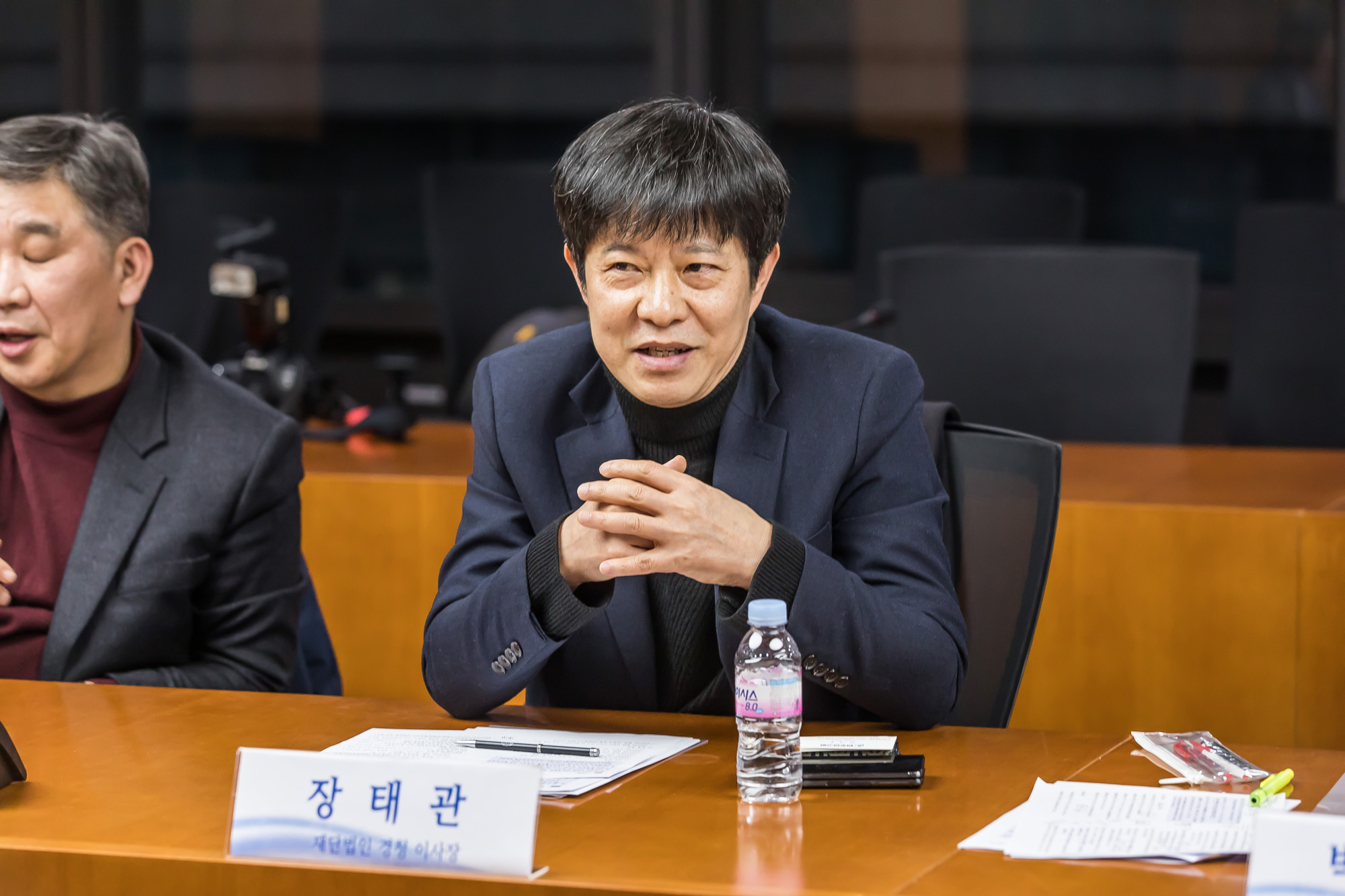 경제;기업;중소기업;기술탈취근절프로젝트간담회;한국금융연구원;동반성장연구소;정운찬;기술탈취피해기업;(주)솔컴인포컴스;(주)텐덤;(주)알고케어