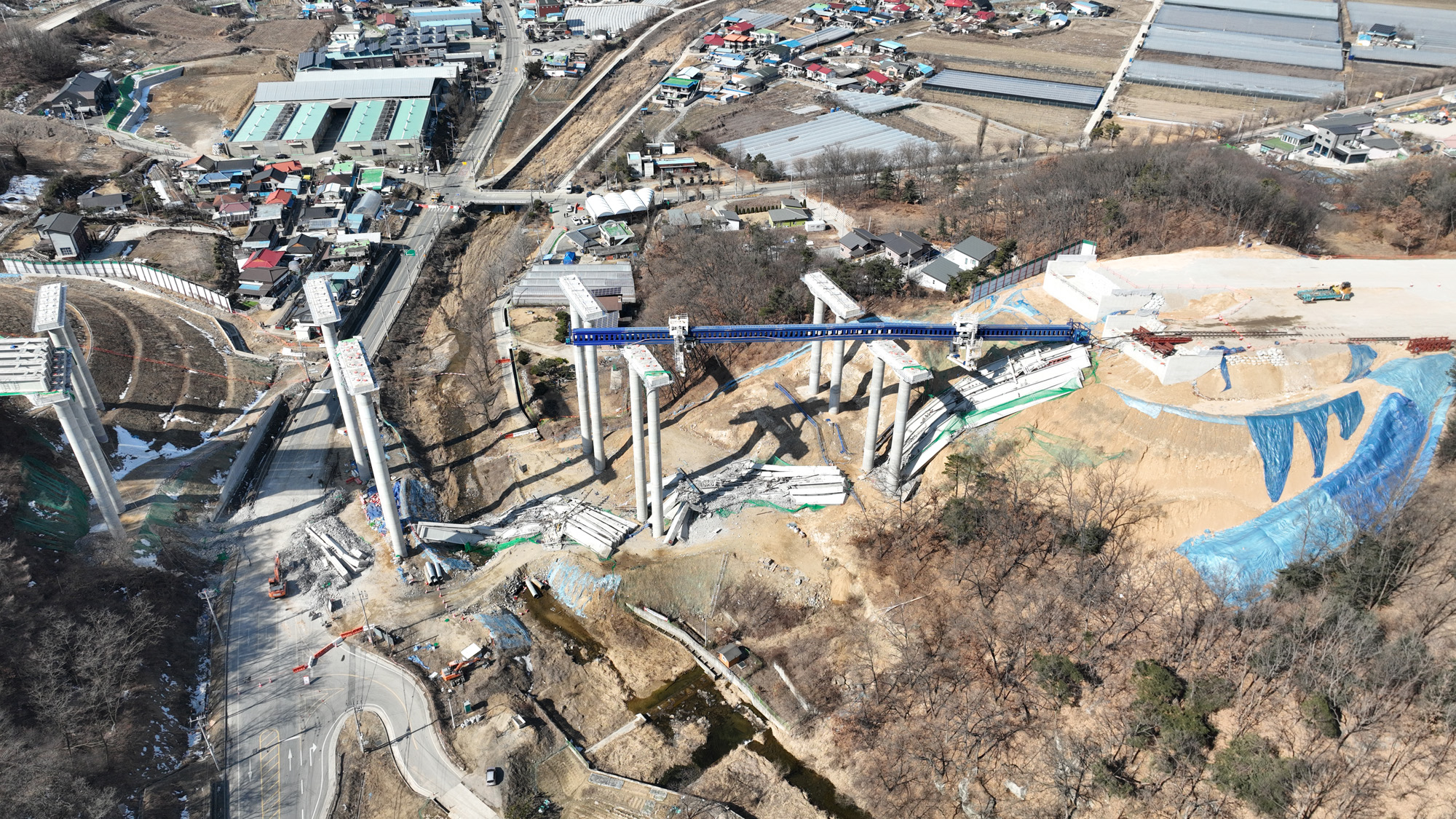 서울;세종;고속도로;교량 붕괴