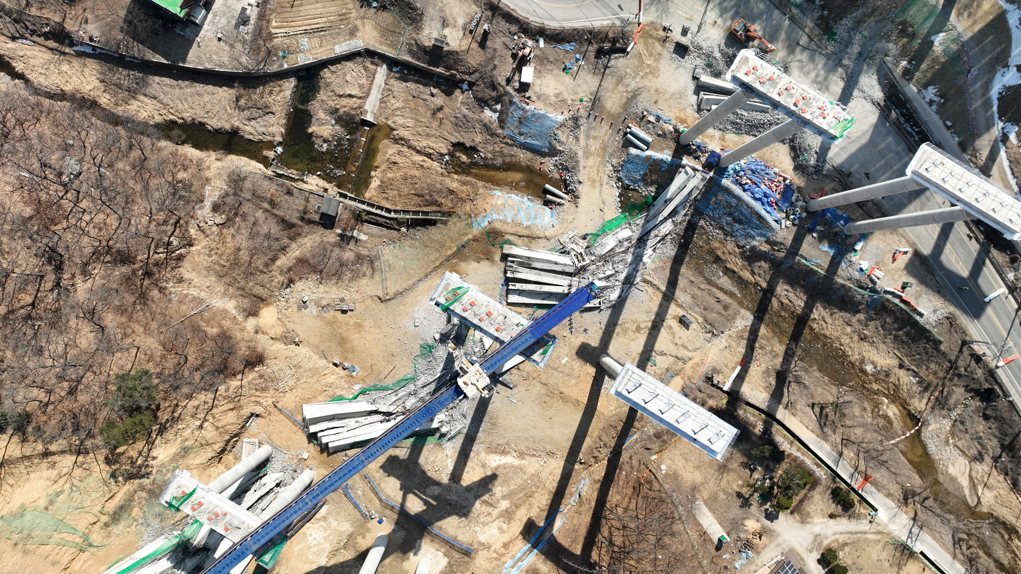 서울;세종;고속도로;교량 붕괴