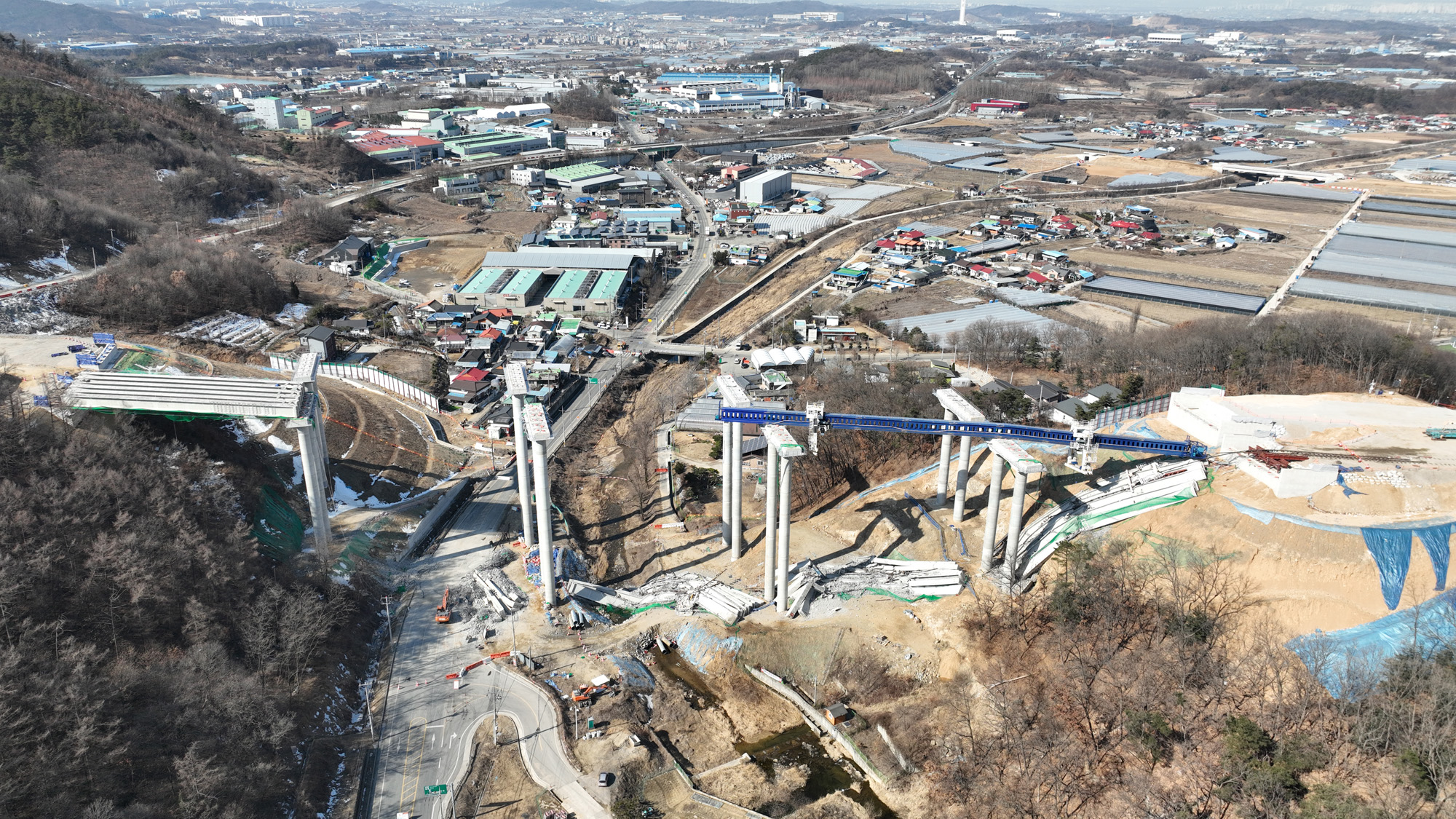 서울;세종;고속도로;교량 붕괴