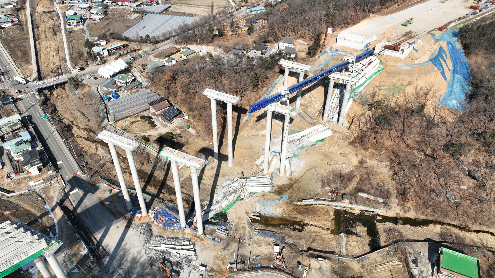 서울;세종;고속도로;교량 붕괴