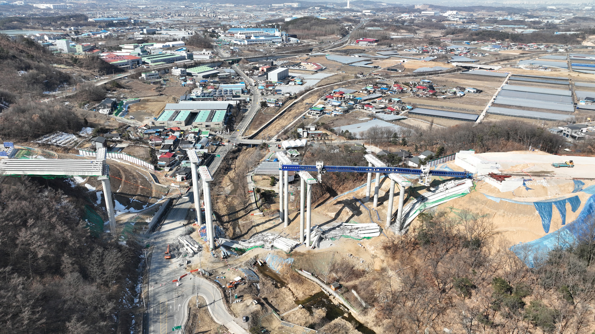 서울;세종;고속도로;교량 붕괴