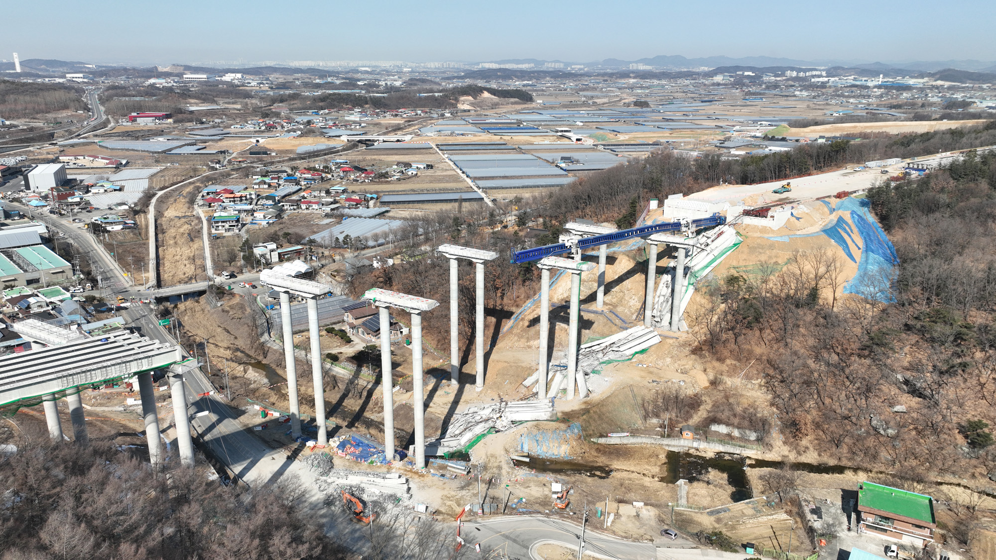 서울;세종;고속도로;교량 붕괴