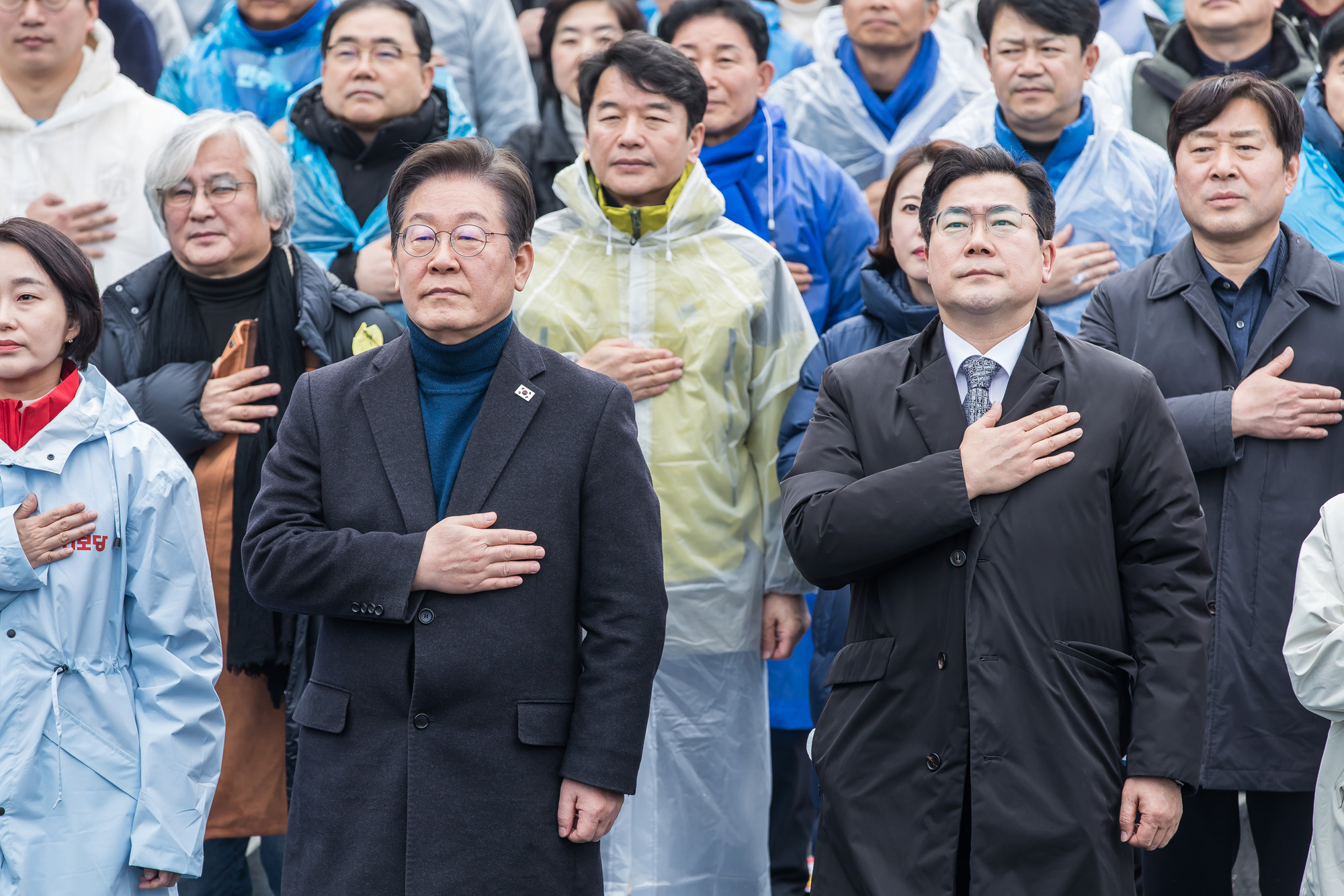 사회;집회;시위;3.1절;윤석열탄핵찬성집회;윤석열파면촉구범국민대회;야5당공동집회;더불어민주당;조국혁신당;진보당;기본소득당;사회민주당;이재명