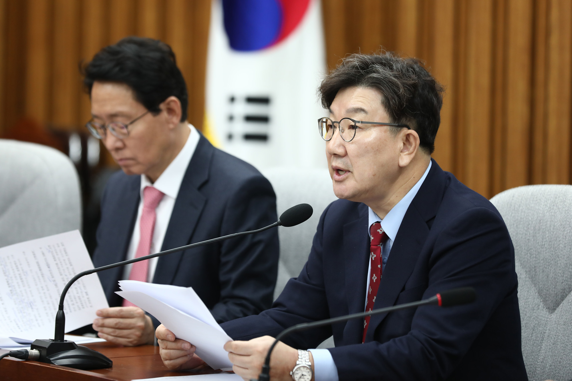 정치;국회;국민의힘 원내대책회의;권성동