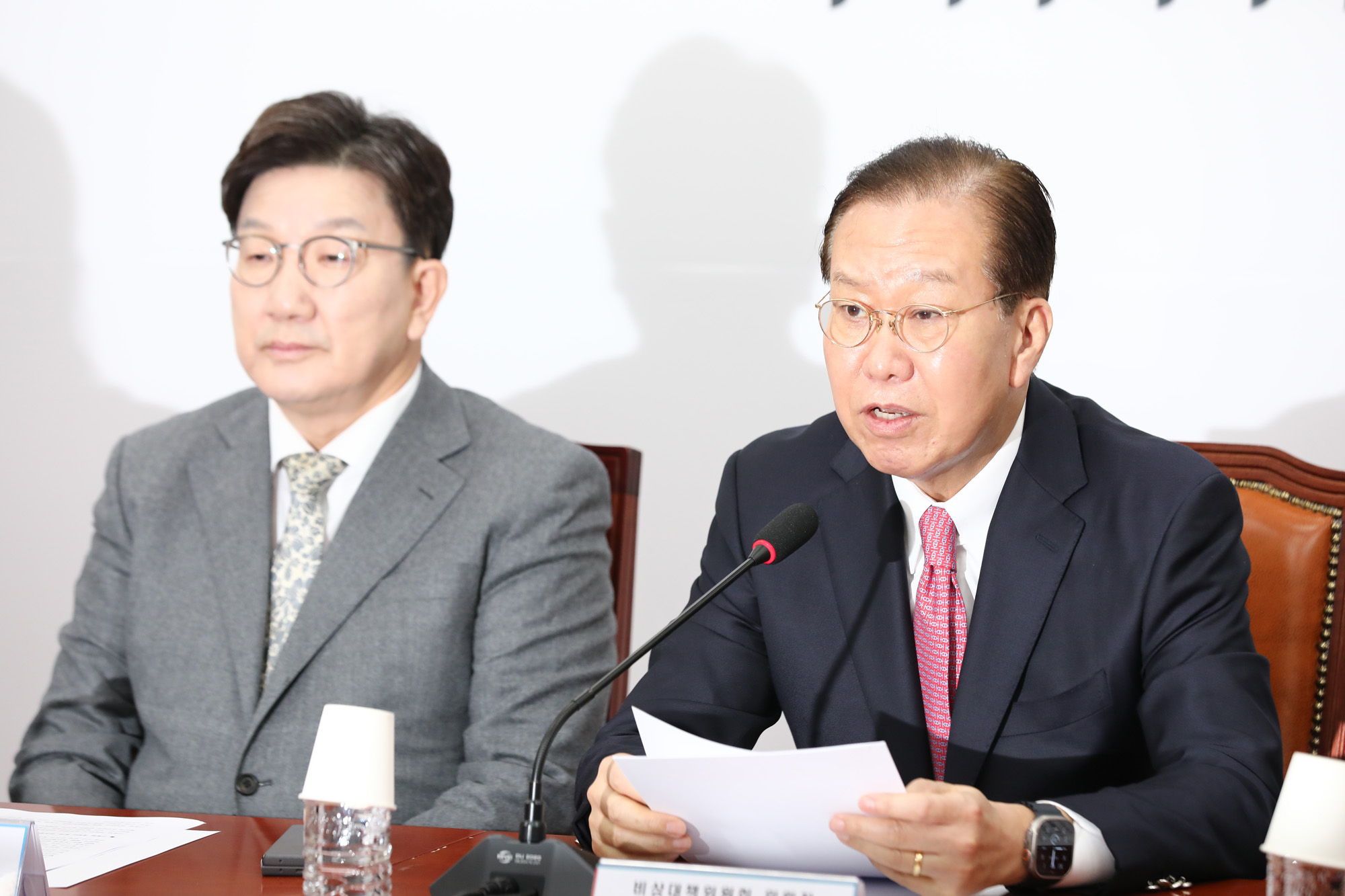 정치;국회;국민의힘 비상대책위원회의;권영세