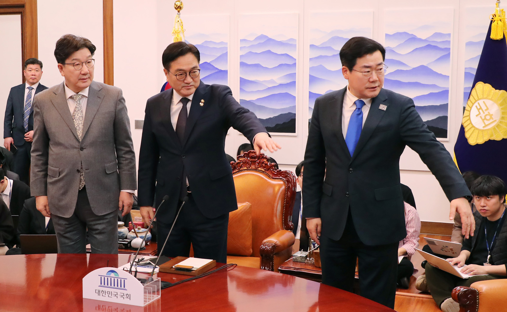 정치;국회;여·야 국정협의회;우원식;박찬대;권성동