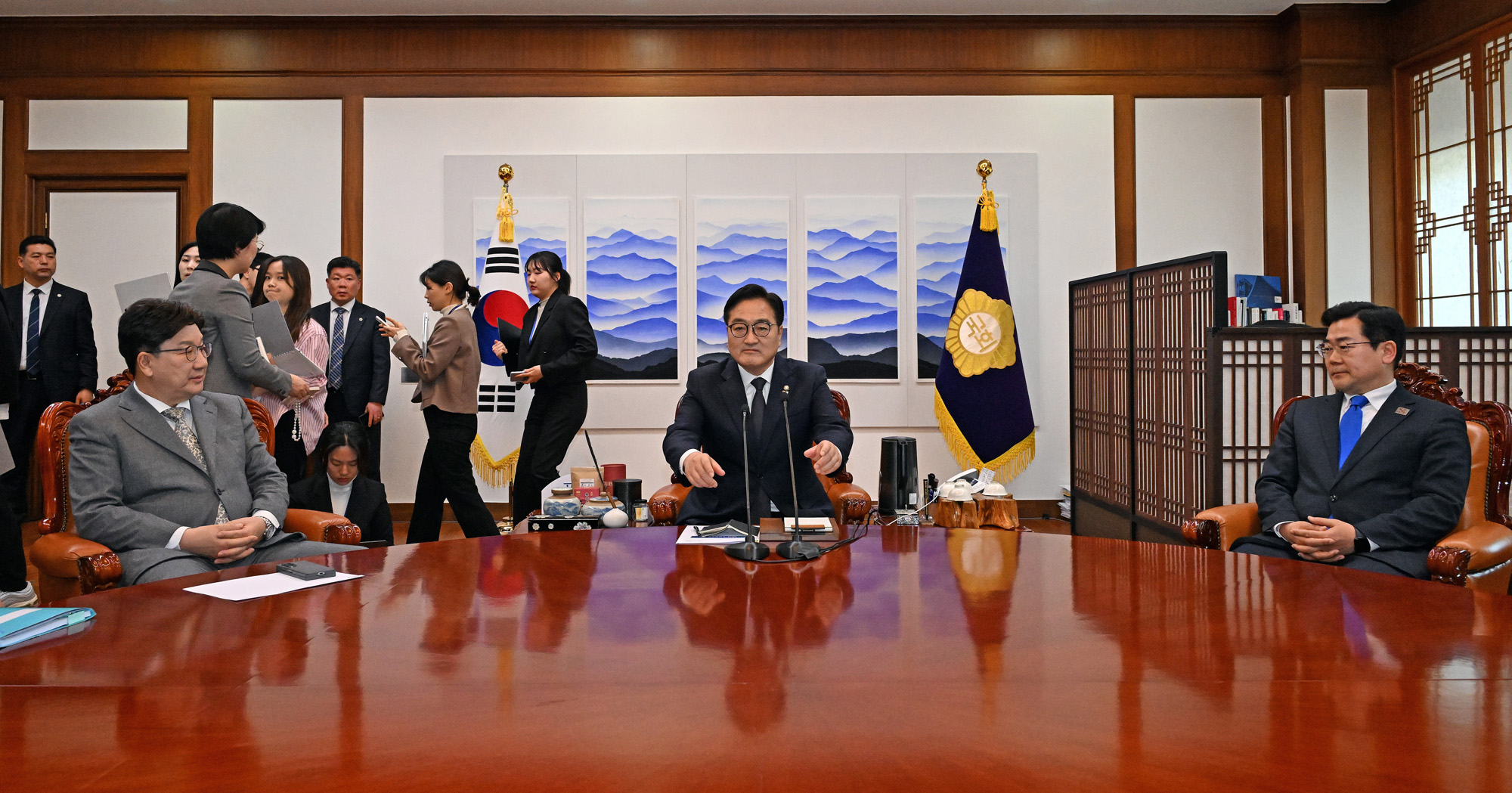 정치;국회;여·야 국정협의회;우원식;박찬대;권성동