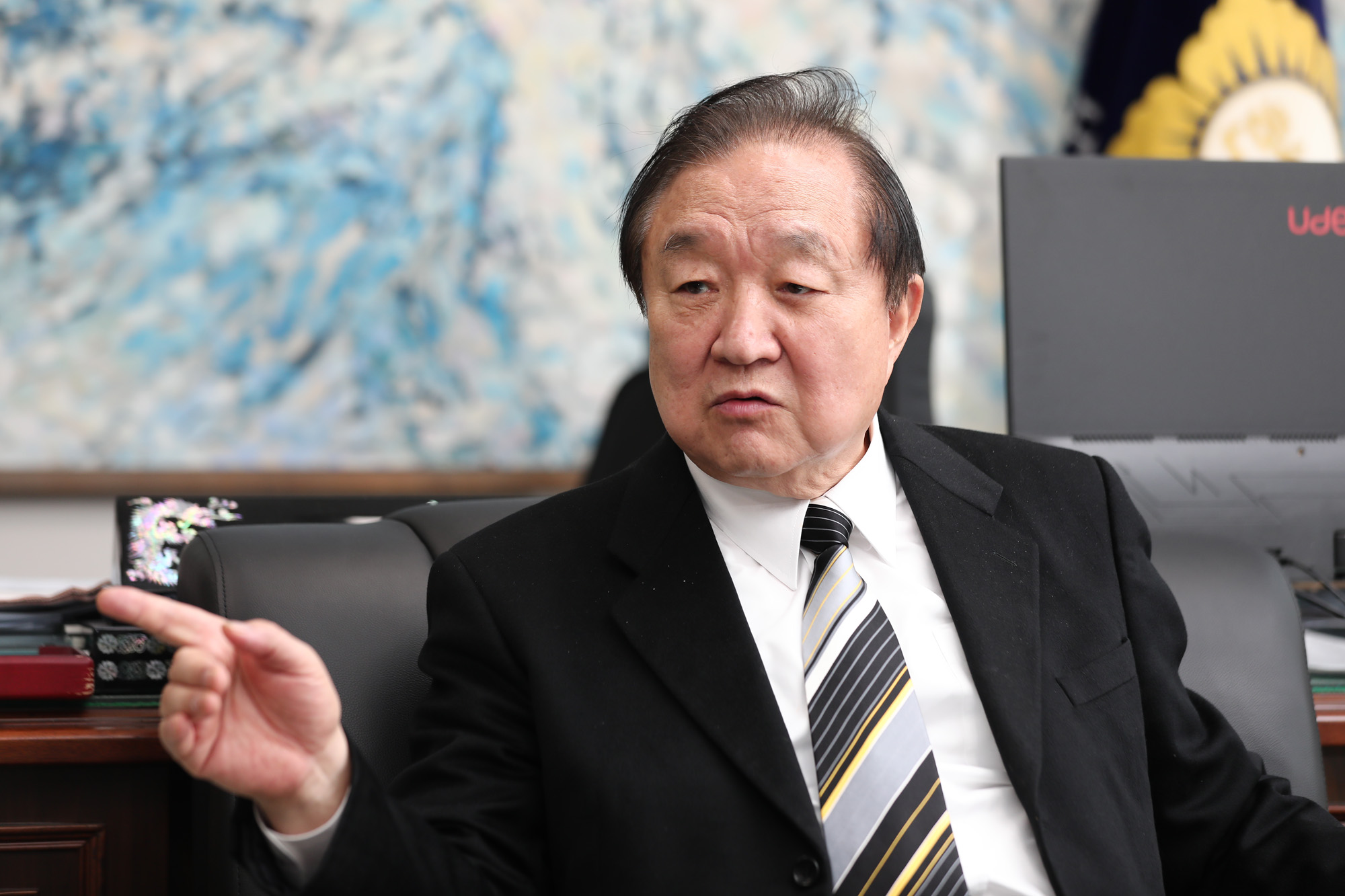 정치;국회;인터뷰;정대철;헌정회장