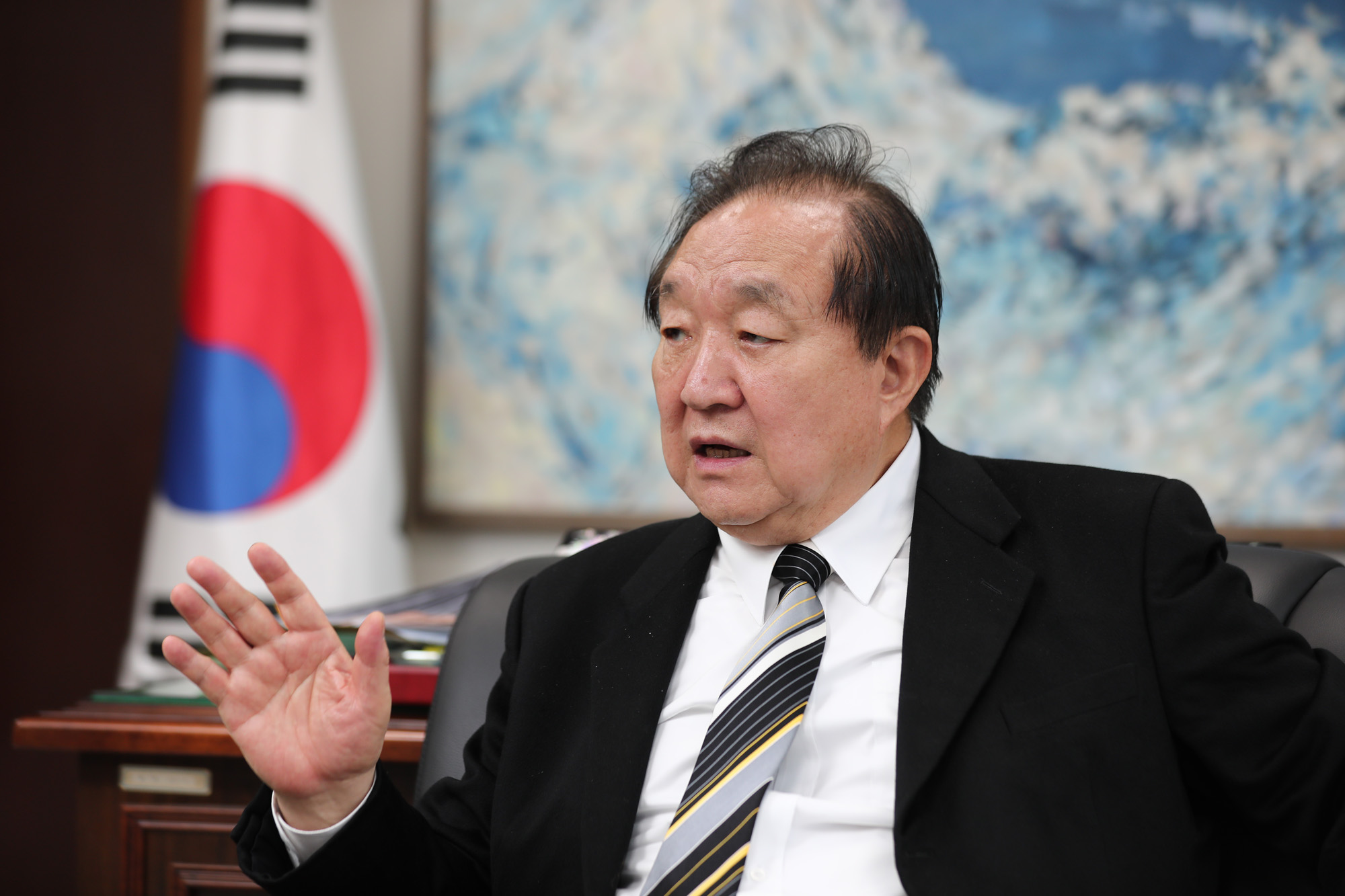 정치;국회;인터뷰;정대철;헌정회장