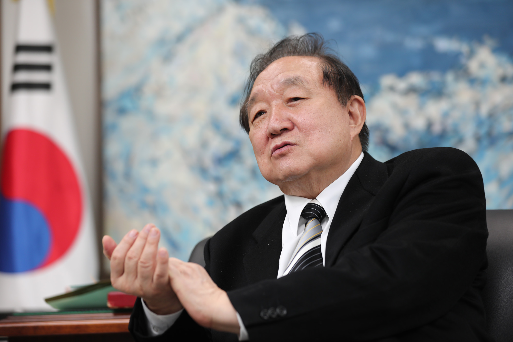 정치;국회;인터뷰;정대철;헌정회장