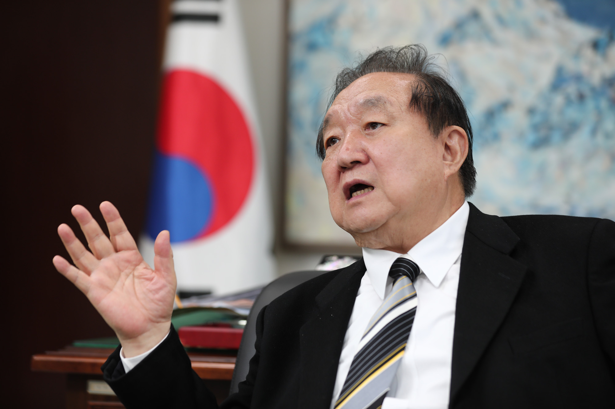 정치;국회;인터뷰;정대철;헌정회장