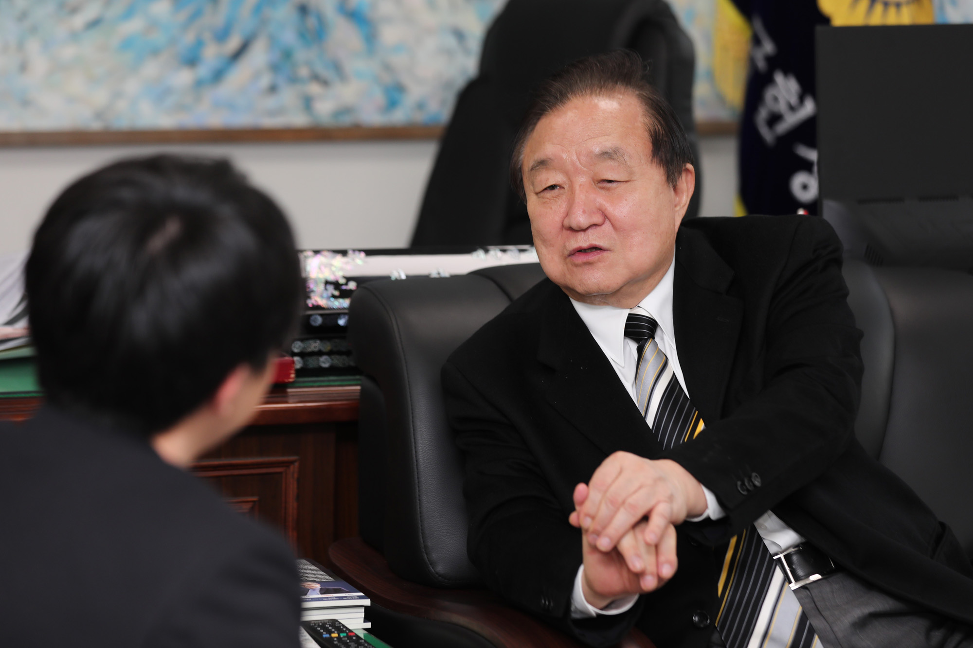 정치;국회;인터뷰;정대철;헌정회장