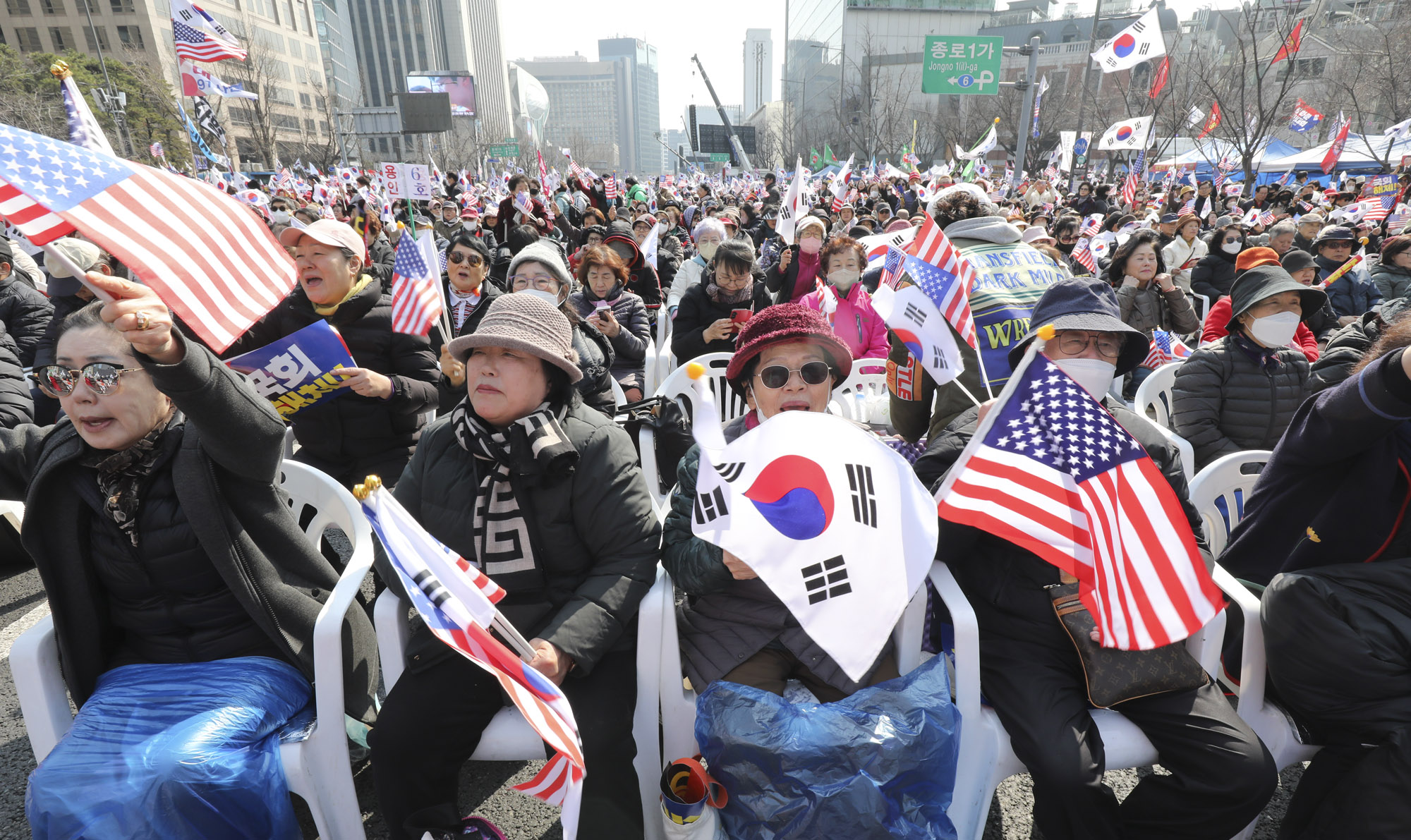 탄핵반대집회;태극기집회;윤석열탄핵반대집회
