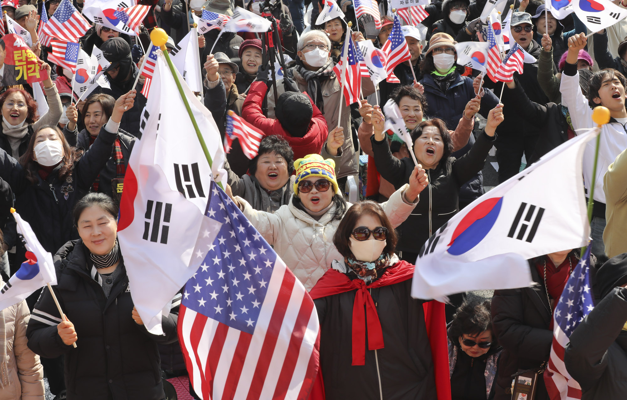 탄핵반대집회;태극기집회;윤석열탄핵반대집회