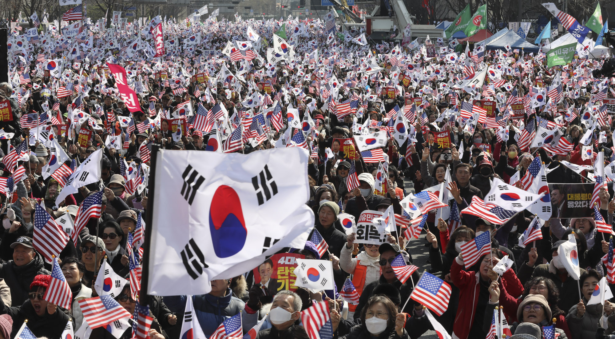 탄핵반대집회;태극기집회;윤석열탄핵반대집회