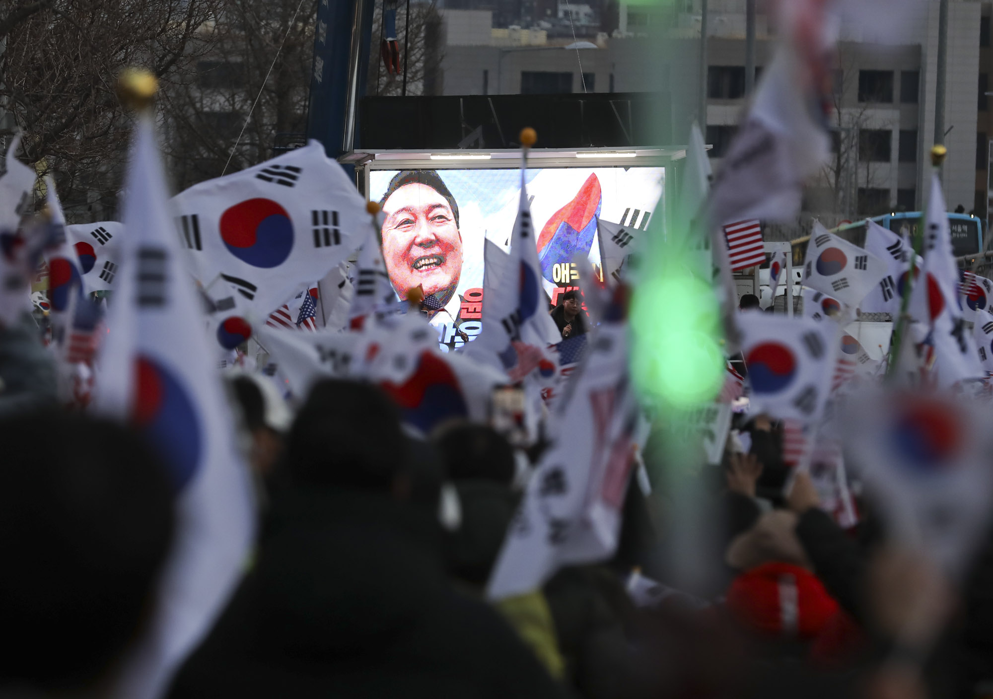 한남동관저;윤석열지지자;탄핵반대;대통령관저